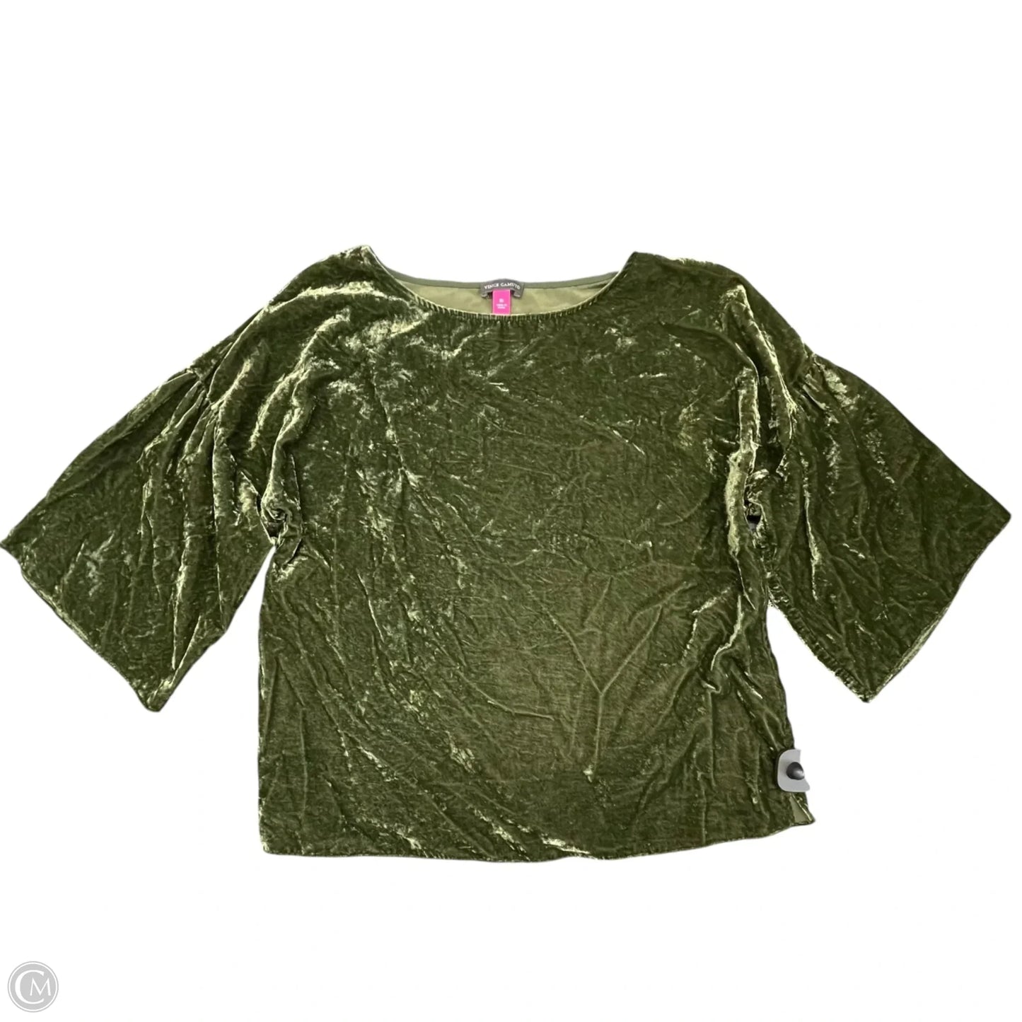 Top 3/4 Sleeve By Vince Camuto In Green, Size: Xs