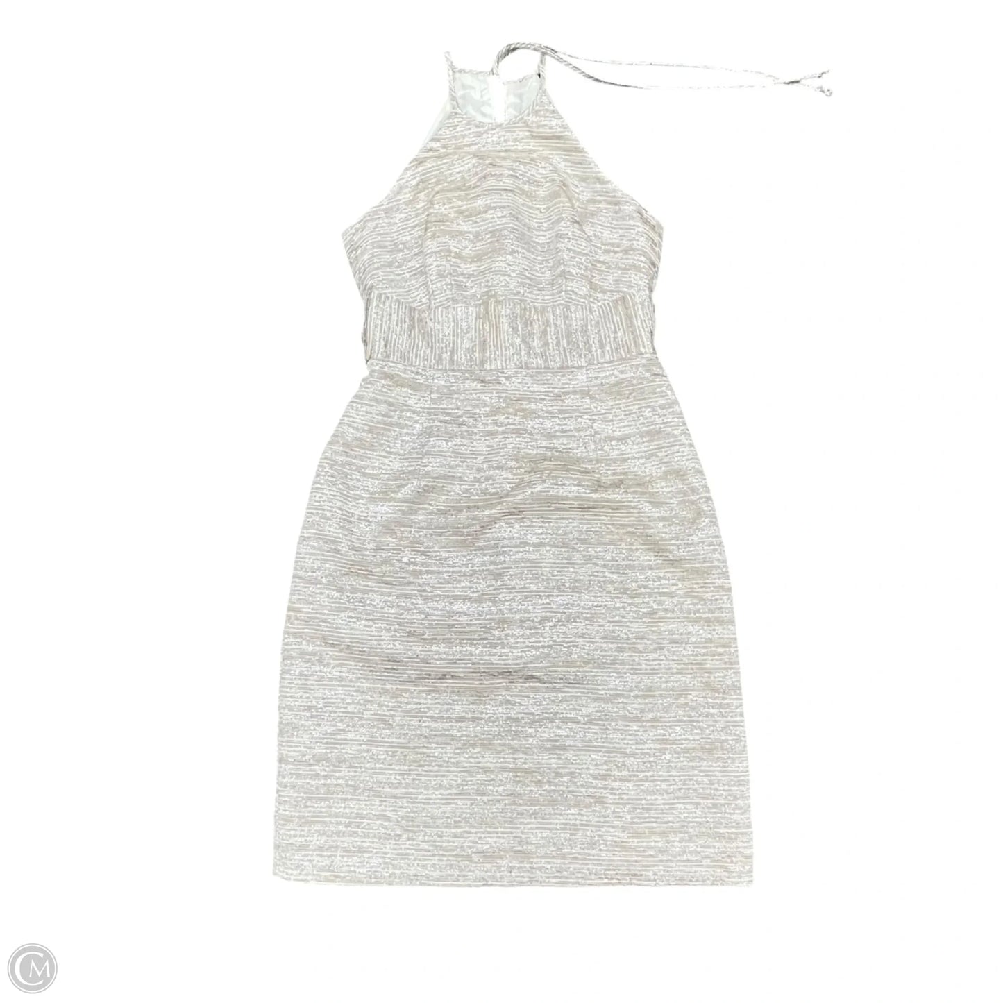 Dress Casual Short By Trina Turk In Silver & Tan, Size: 2