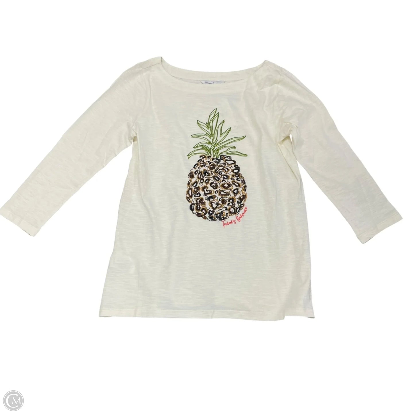 Top 3/4 Sleeve By Tommy Bahama In Beige, Size: Xs