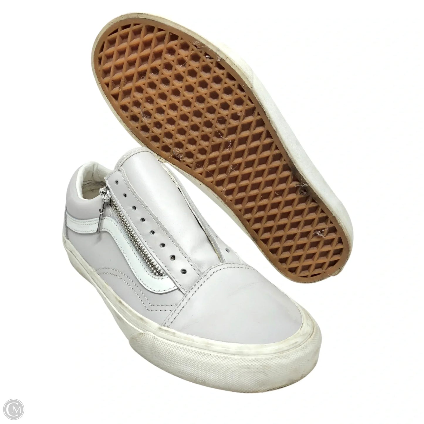 Shoes Sneakers By Vans In Grey, Size: 8