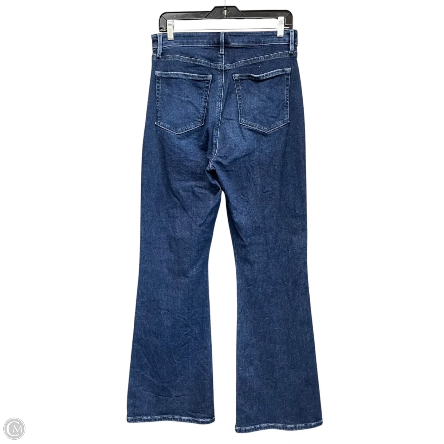 Jeans Flared By Loft In Blue Denim, Size: 8