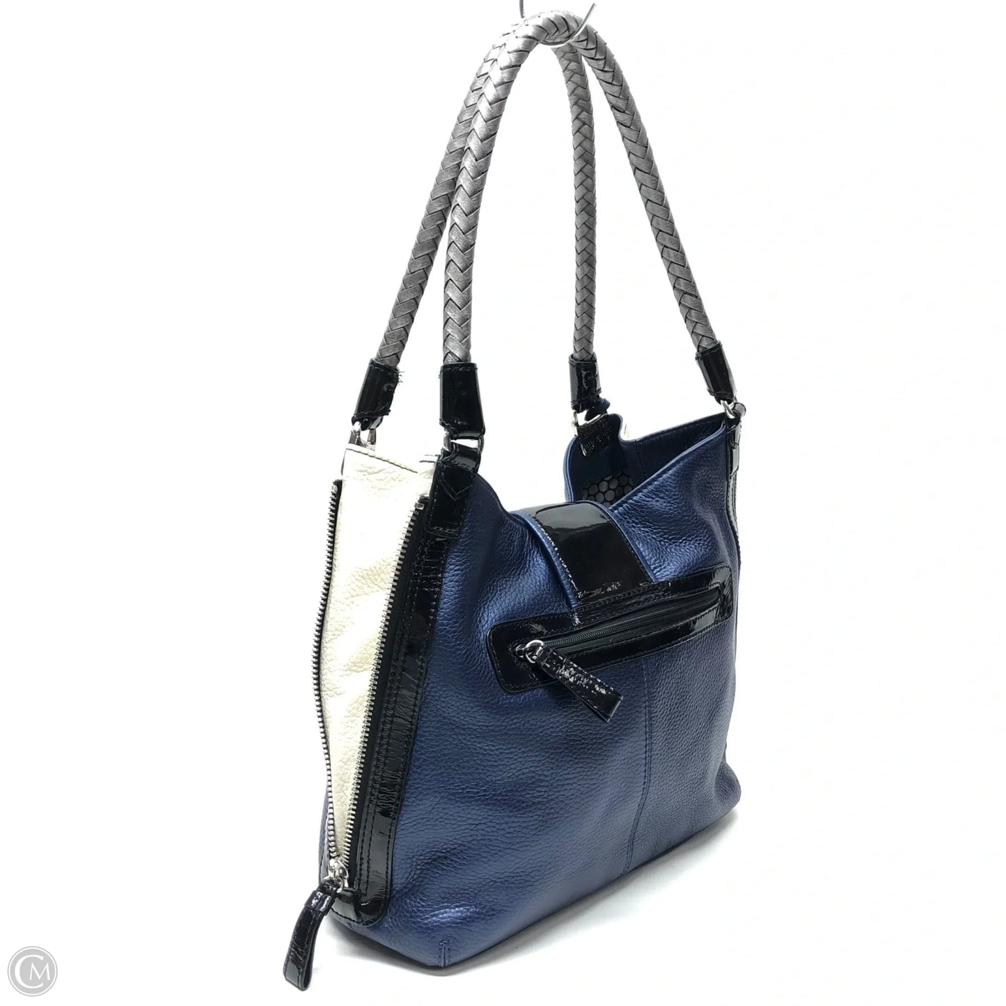 Handbag Leather By Brighton, Size: Large
