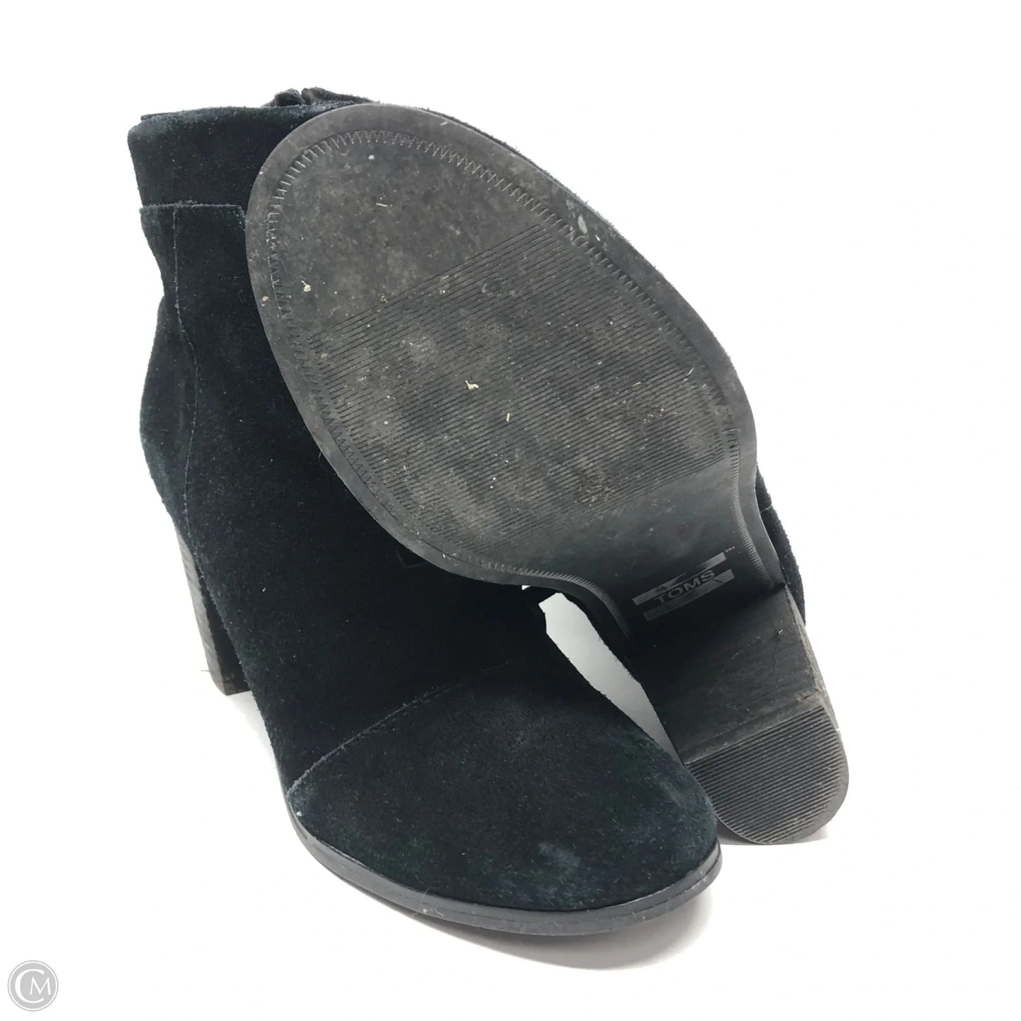 Boots Ankle Heels By Toms In Black, Size: 8.5