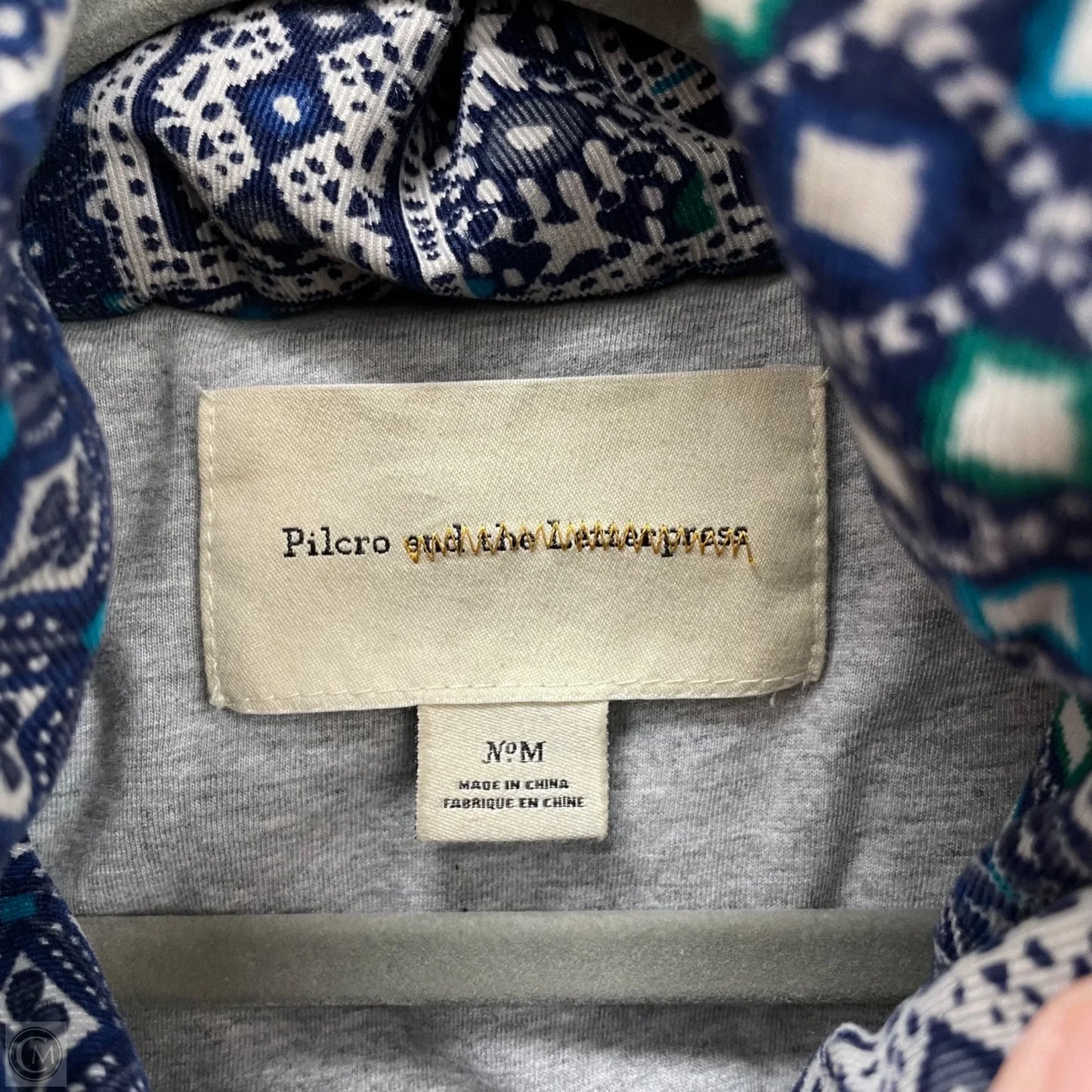 Jacket Puffer & Quilted By Pilcro In Blue, Size: M