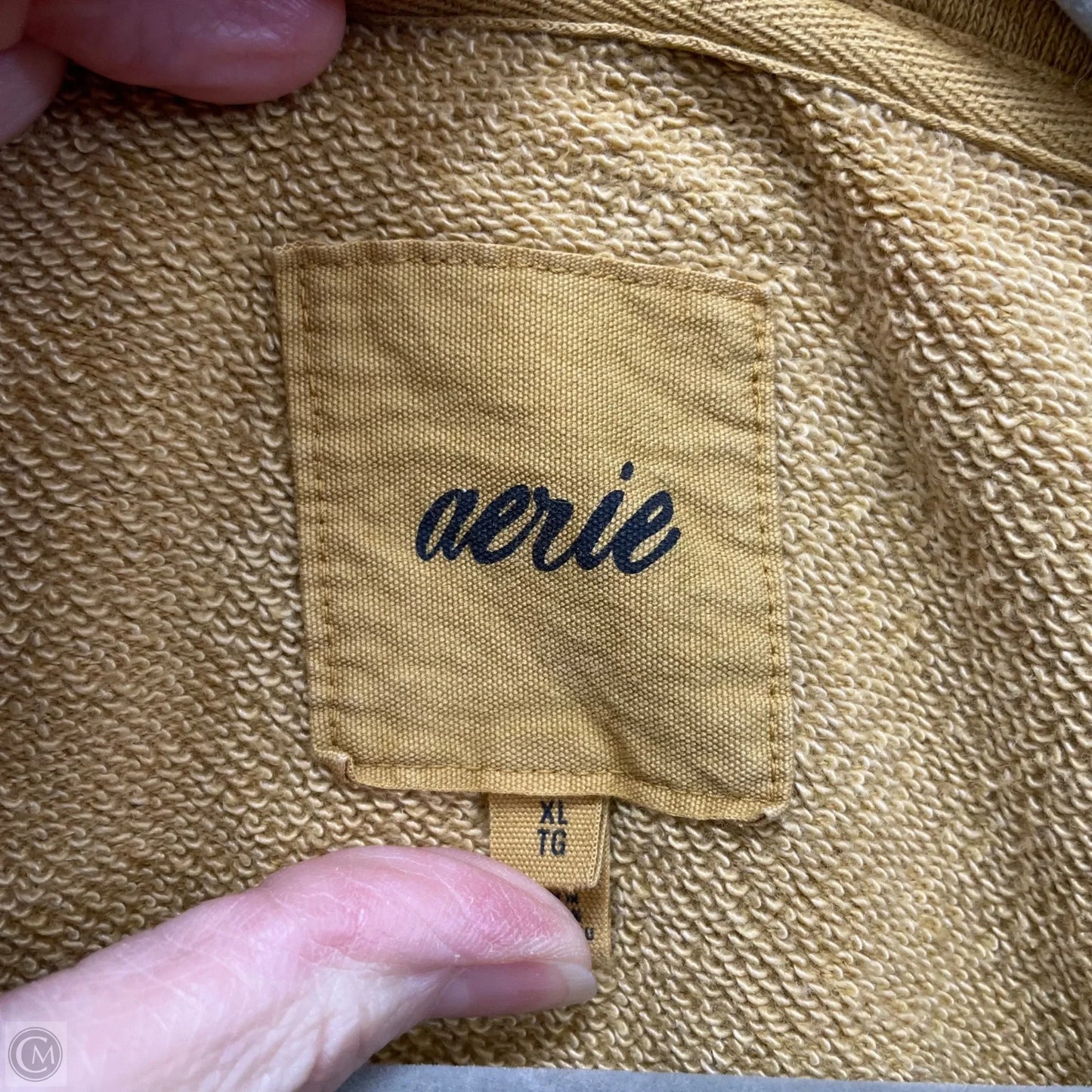 Sweatshirt Collar By Aerie In Yellow, Size: Xl