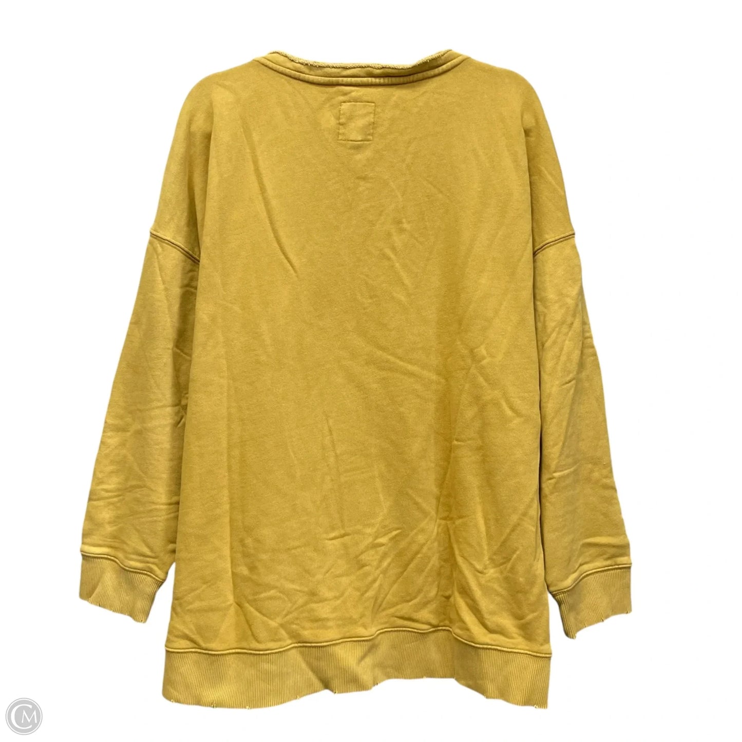 Sweatshirt Collar By Aerie In Yellow, Size: Xl