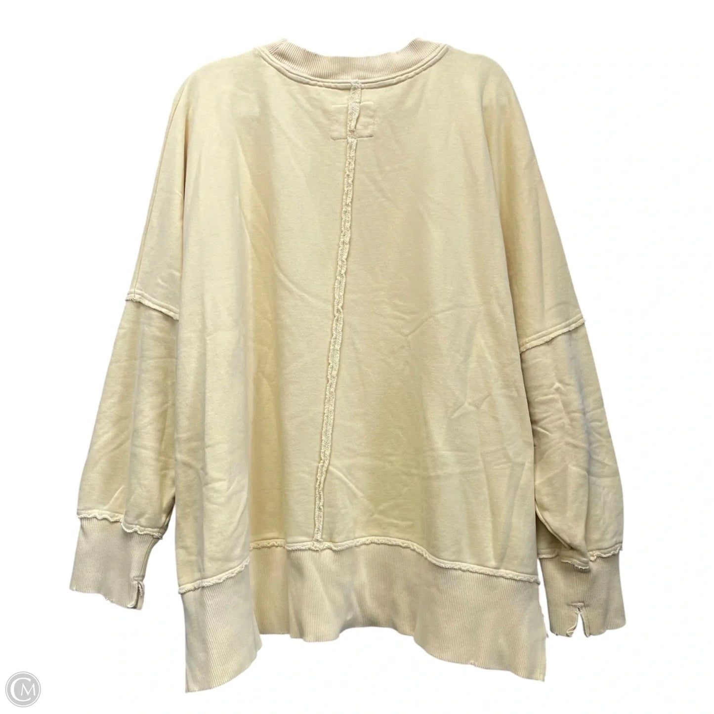 Sweatshirt Crewneck By Aerie In Yellow, Size: Xxl