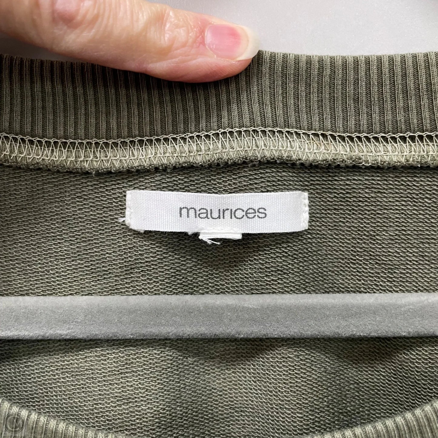 Sweatshirt Crewneck By Maurices In Green, Size: Xxl