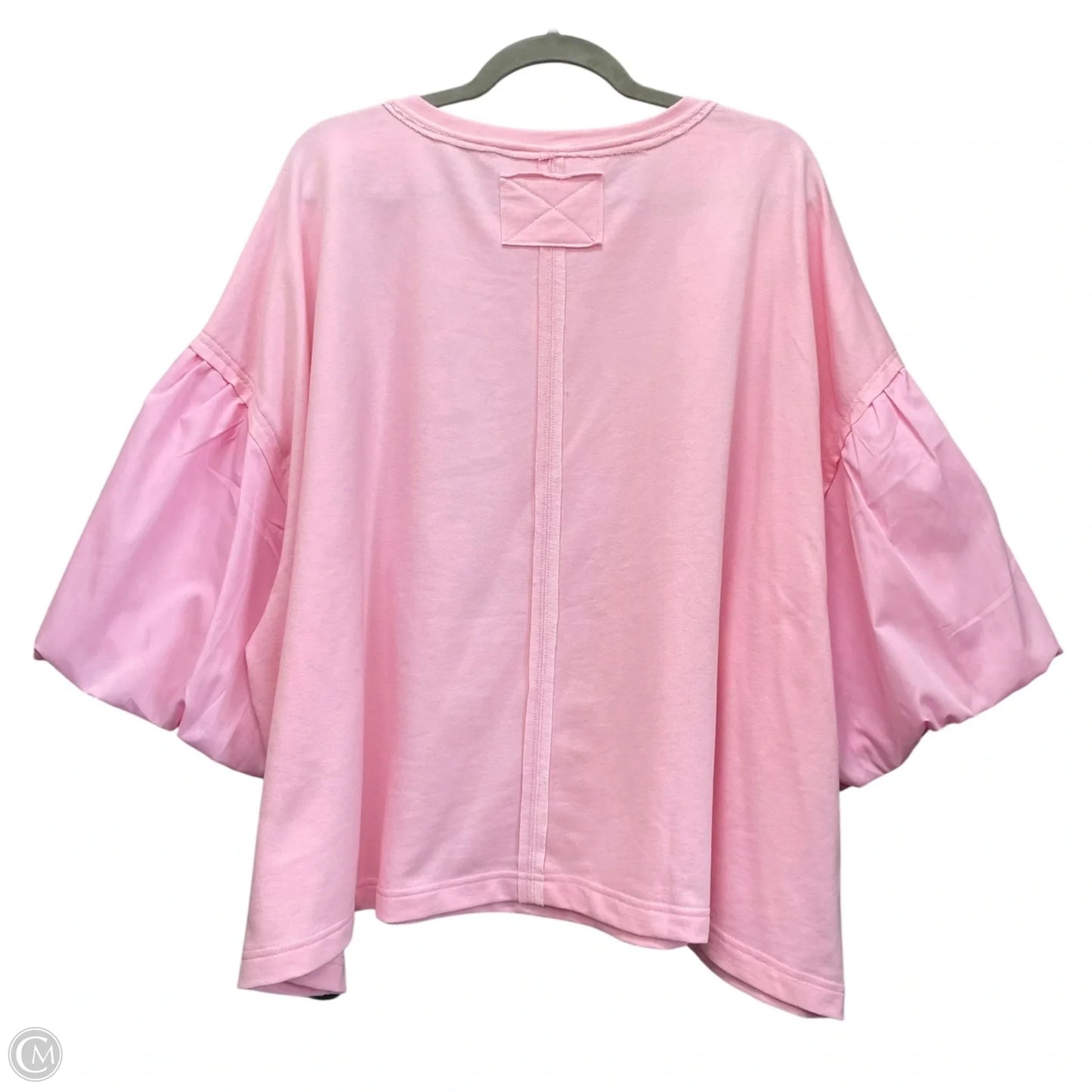 Top Short Sleeve By Oddi In Pink, Size: 2x