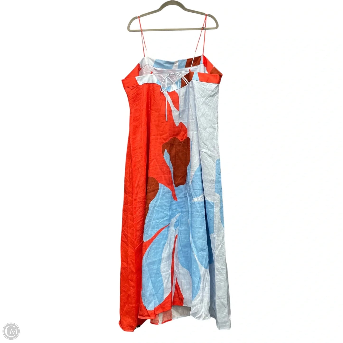 Dress Casual Maxi By Anthropologie In Blue & Red, Size: 20