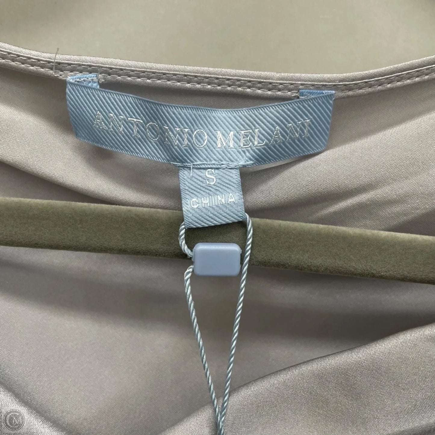 Blouse Long Sleeve By Antonio Melani In Grey, Size: S
