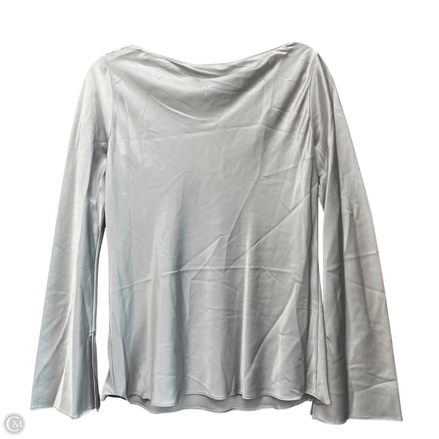 Blouse Long Sleeve By Antonio Melani In Grey, Size: S