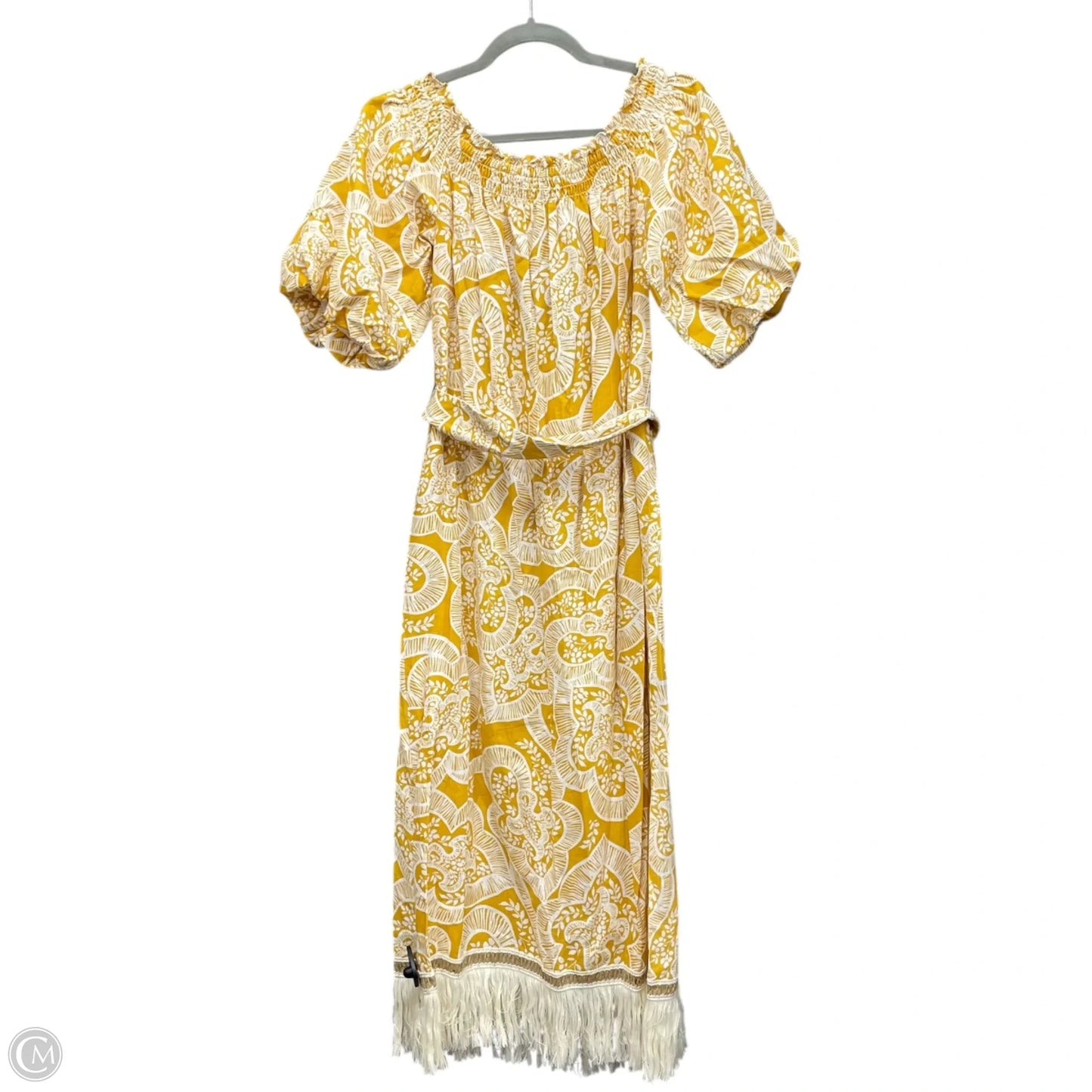 Dress Casual Midi By Antonio Melani In Yellow, Size: 0