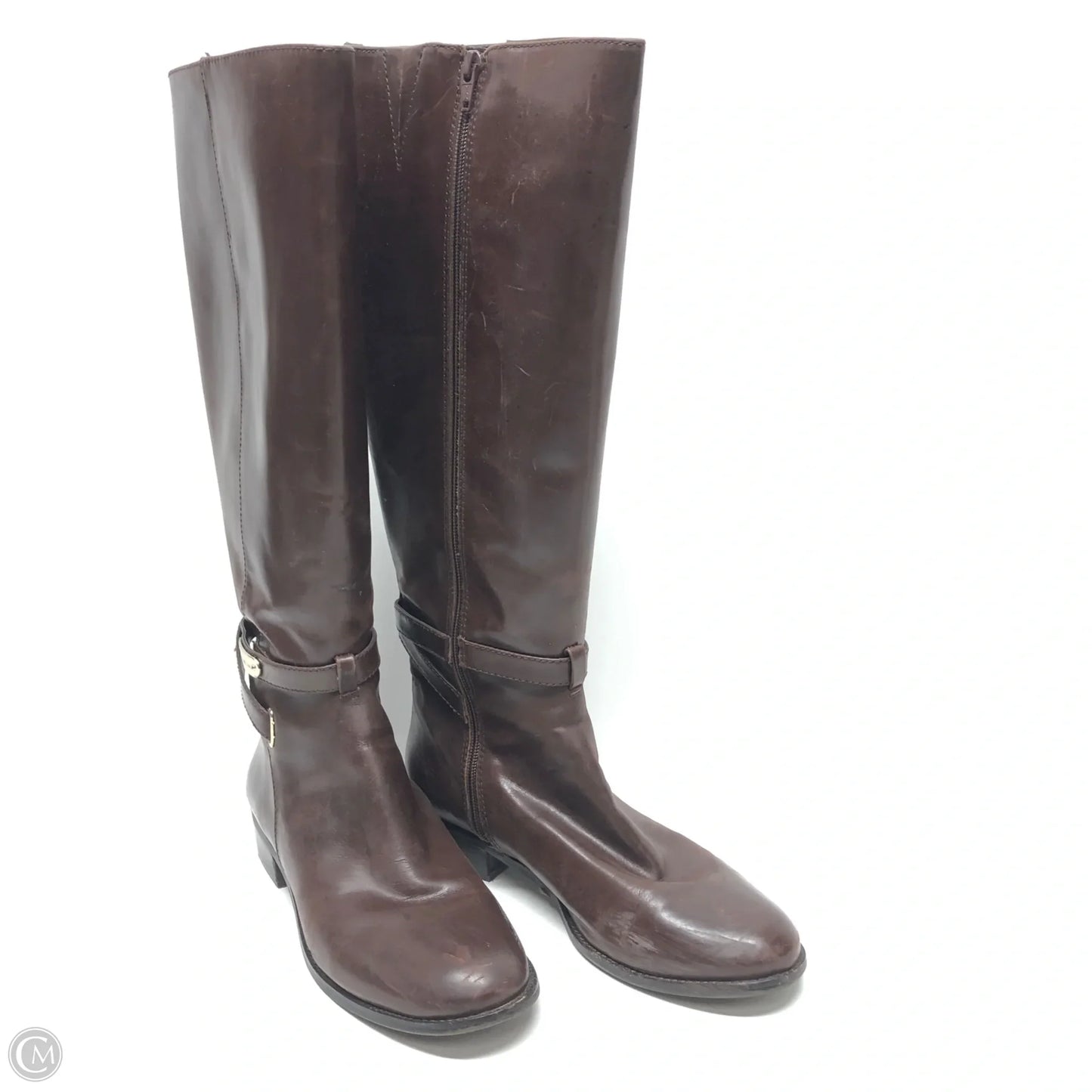 Boots Knee Flats By Antonio Melani In Brown, Size: 10