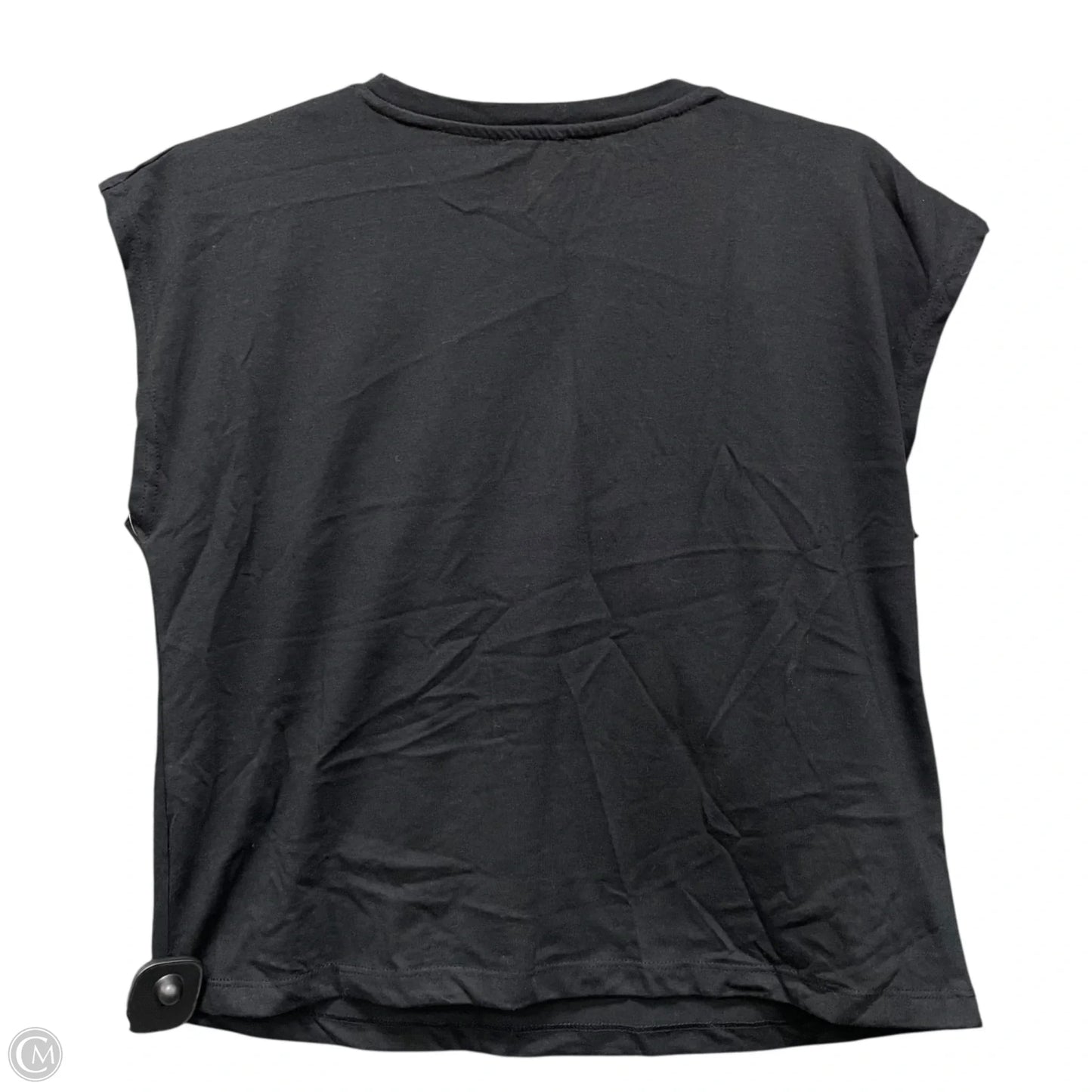 Top Short Sleeve By Cmc In Black, Size: S