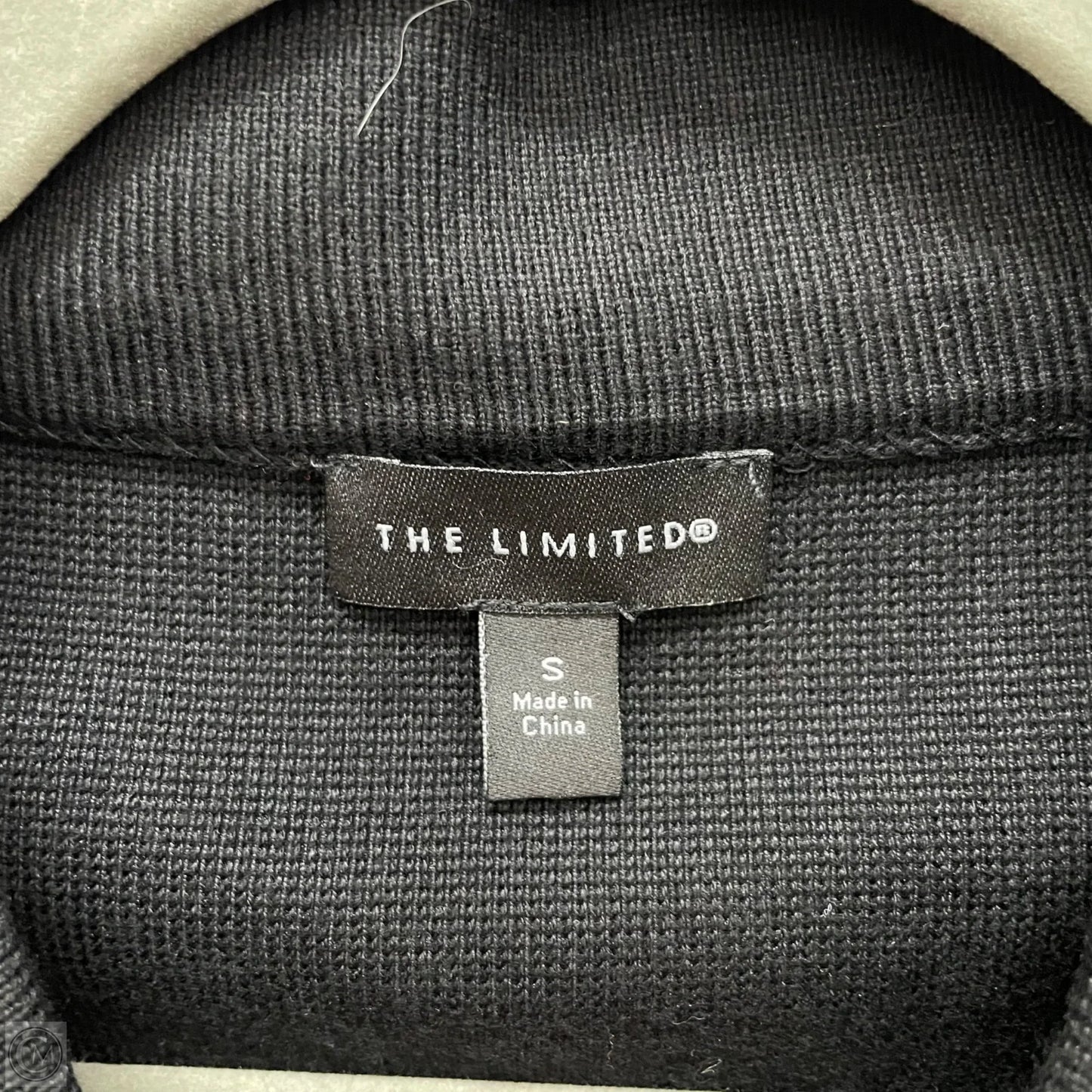 Vest Sweater By Limited In Black, Size: S
