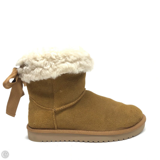 Boots Ankle Flats By Koolaburra By Ugg In Brown, Size: 7