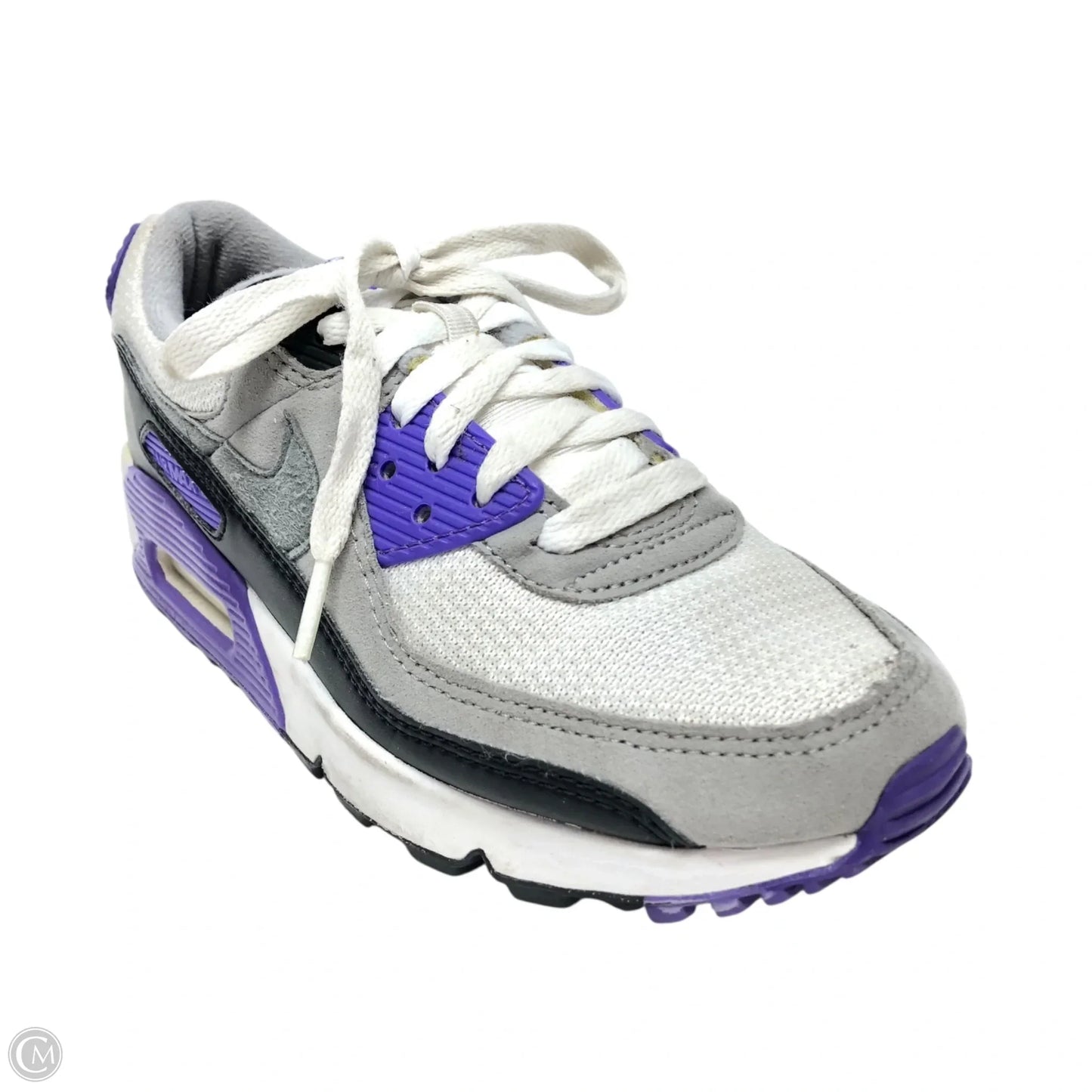 Shoes Sneakers By Nike In Grey & Purple, Size: 6.5