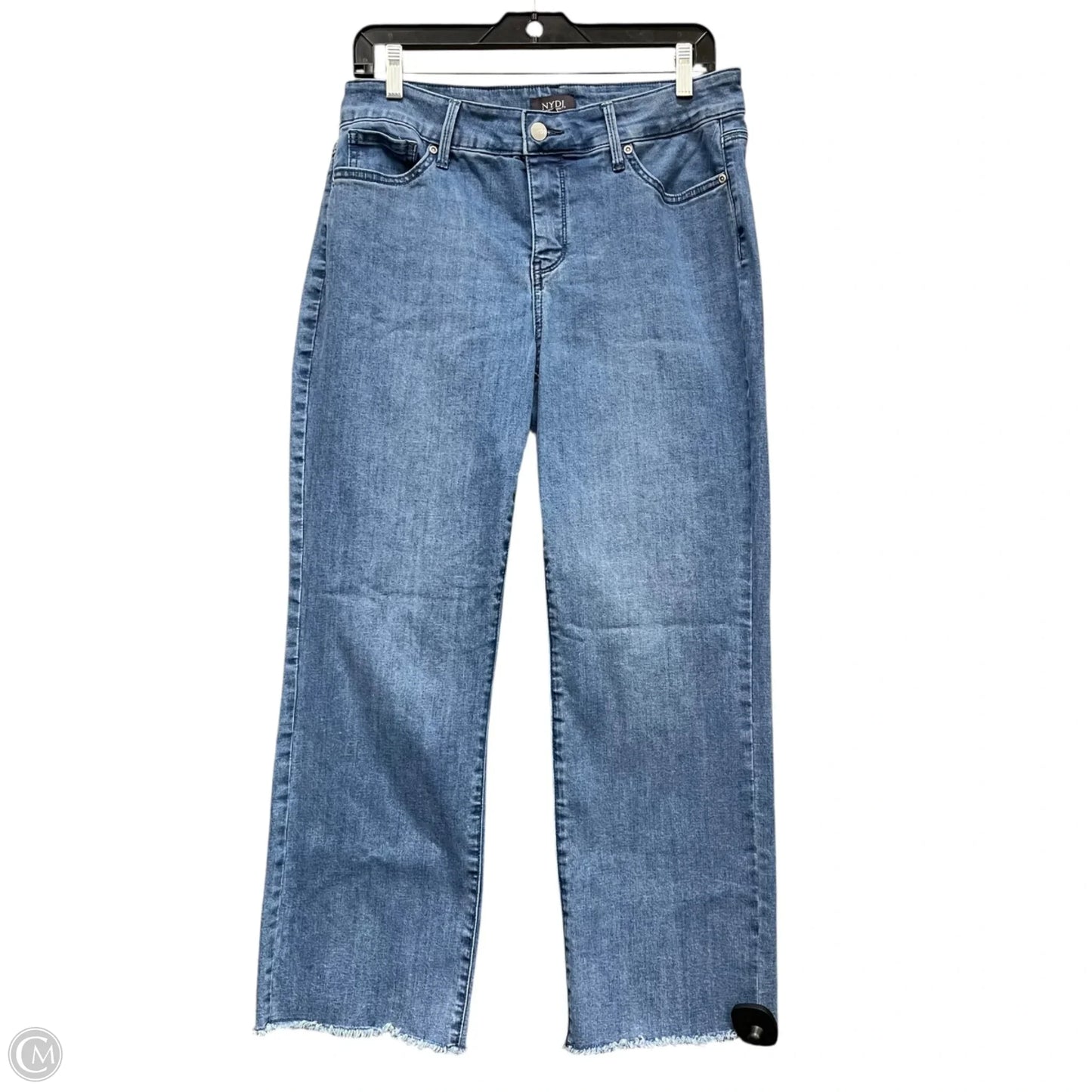 Jeans Straight By Not Your Daughters Jeans In Blue Denim, Size: 10