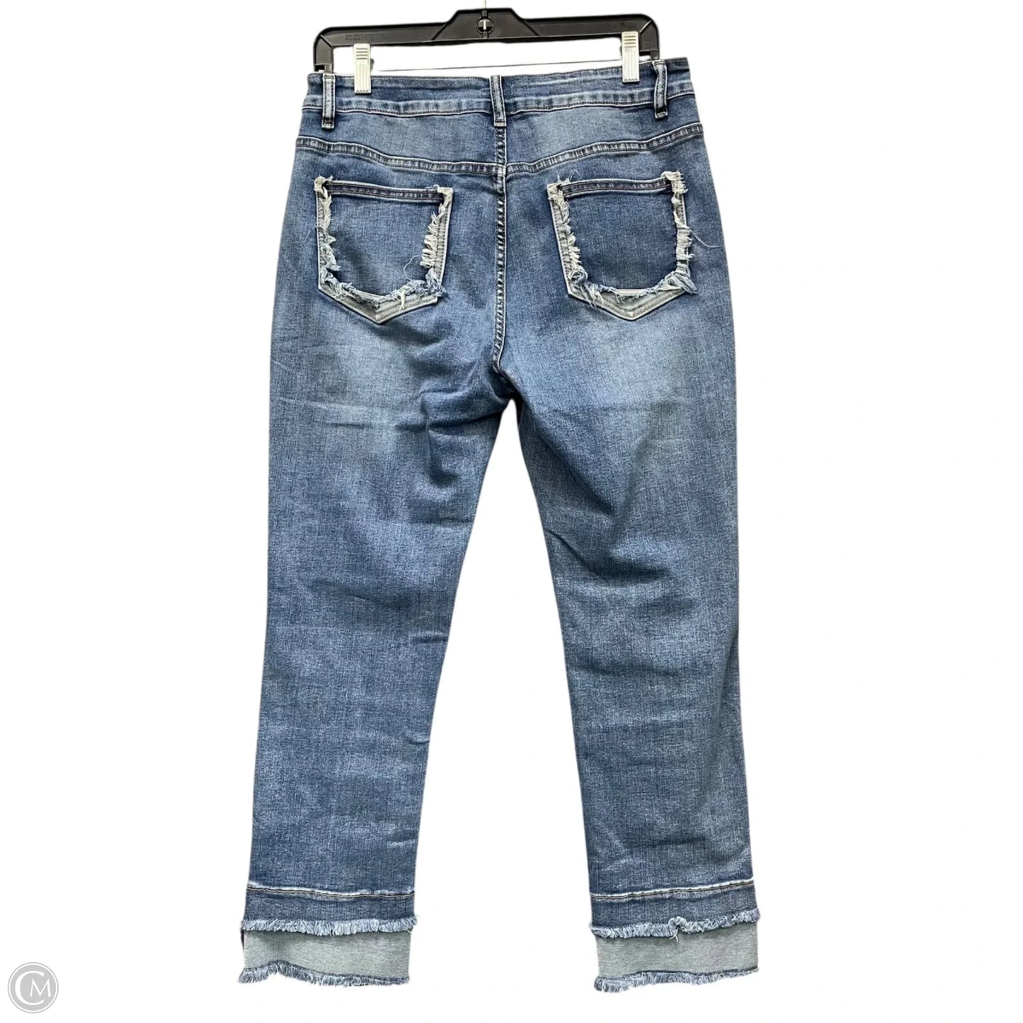 Jeans Skinny By Coco And Carmen In Blue Denim, Size: L