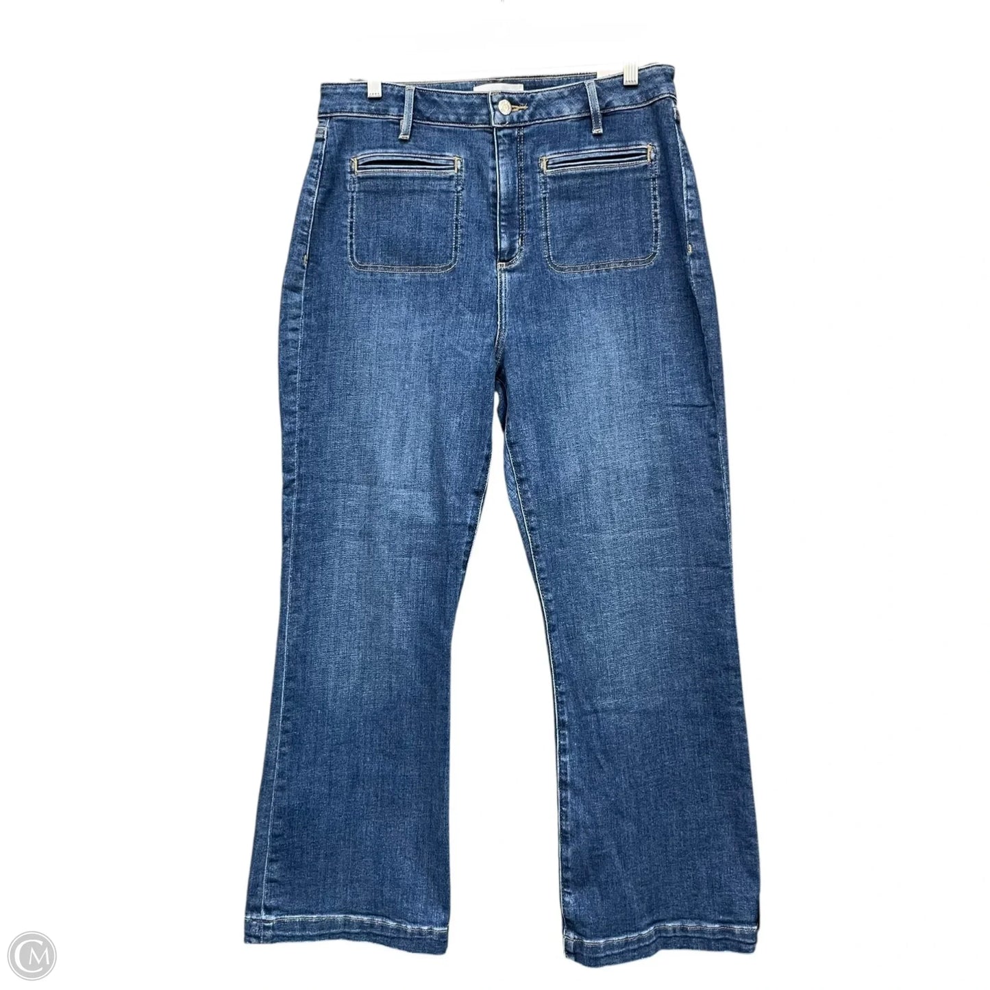 Jeans Boot Cut By Loft In Blue Denim, Size: 12
