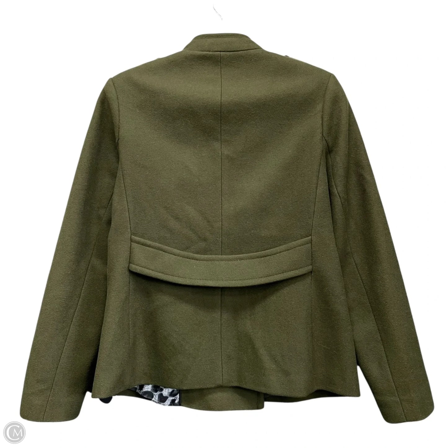 Coat Wool By Preston And New York In Green, Size: S