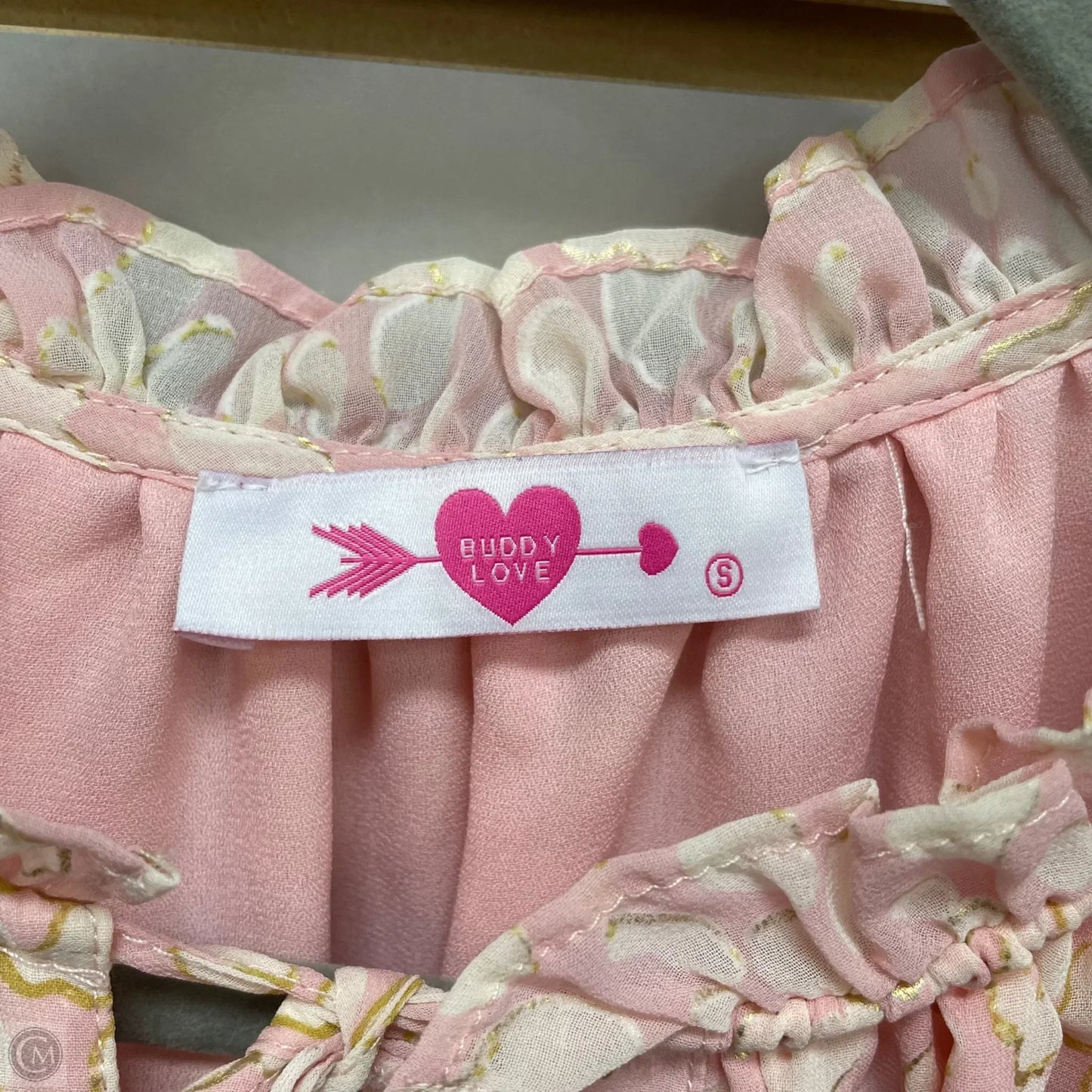 Top Short Sleeve By Buddy Love In Pink, Size: S