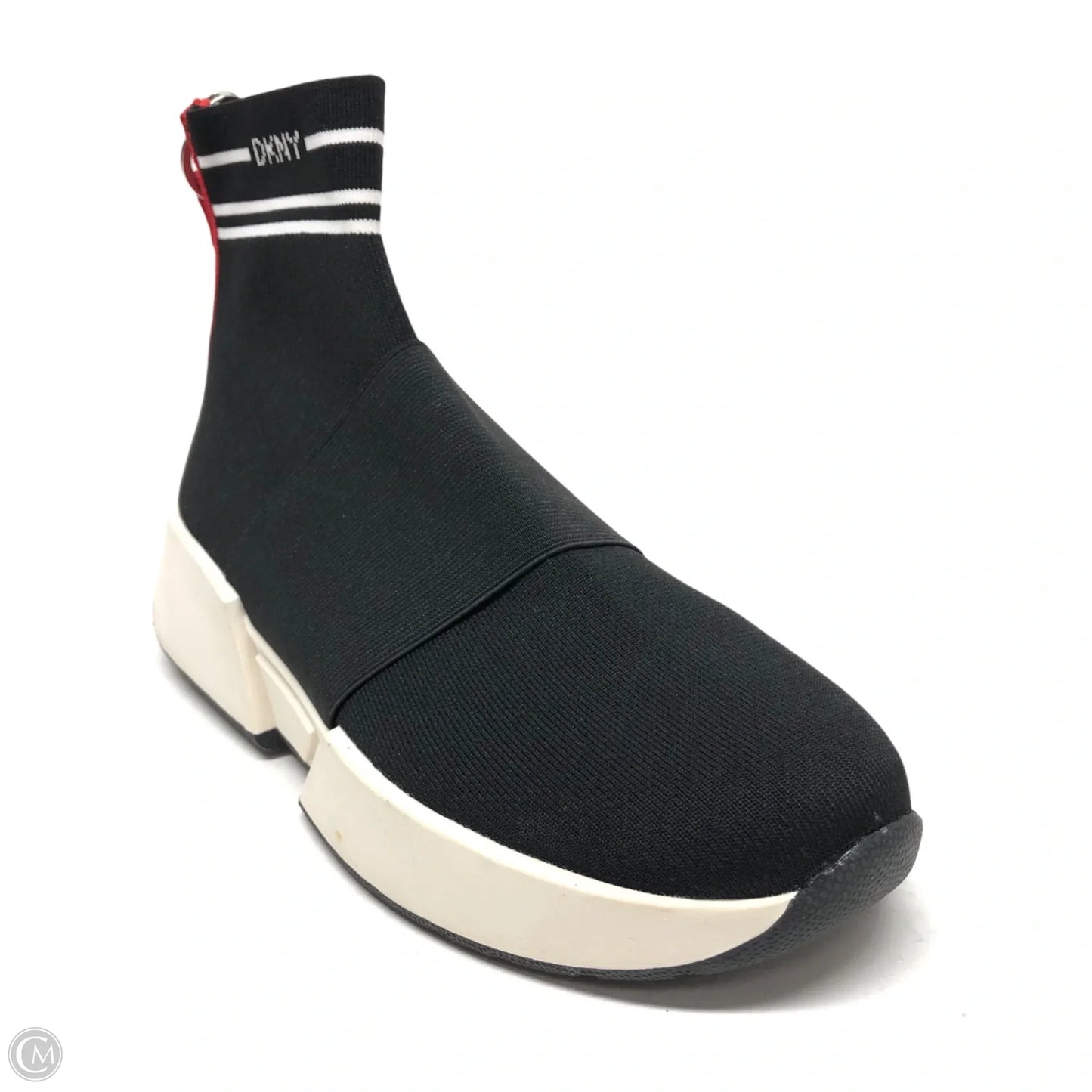 Shoes Sneakers Platform By Dkny In Black & White, Size: 10