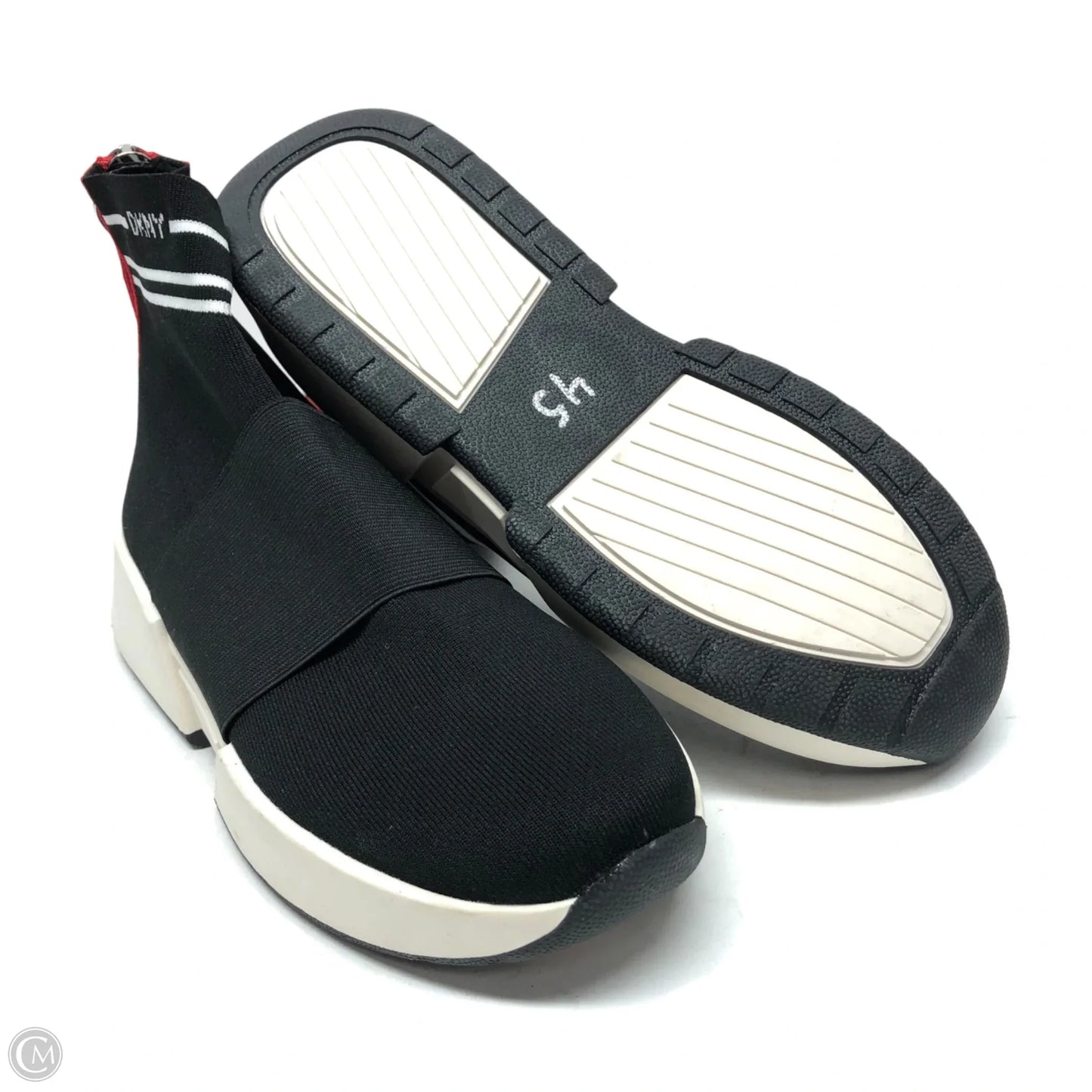 Shoes Sneakers Platform By Dkny In Black & White, Size: 10