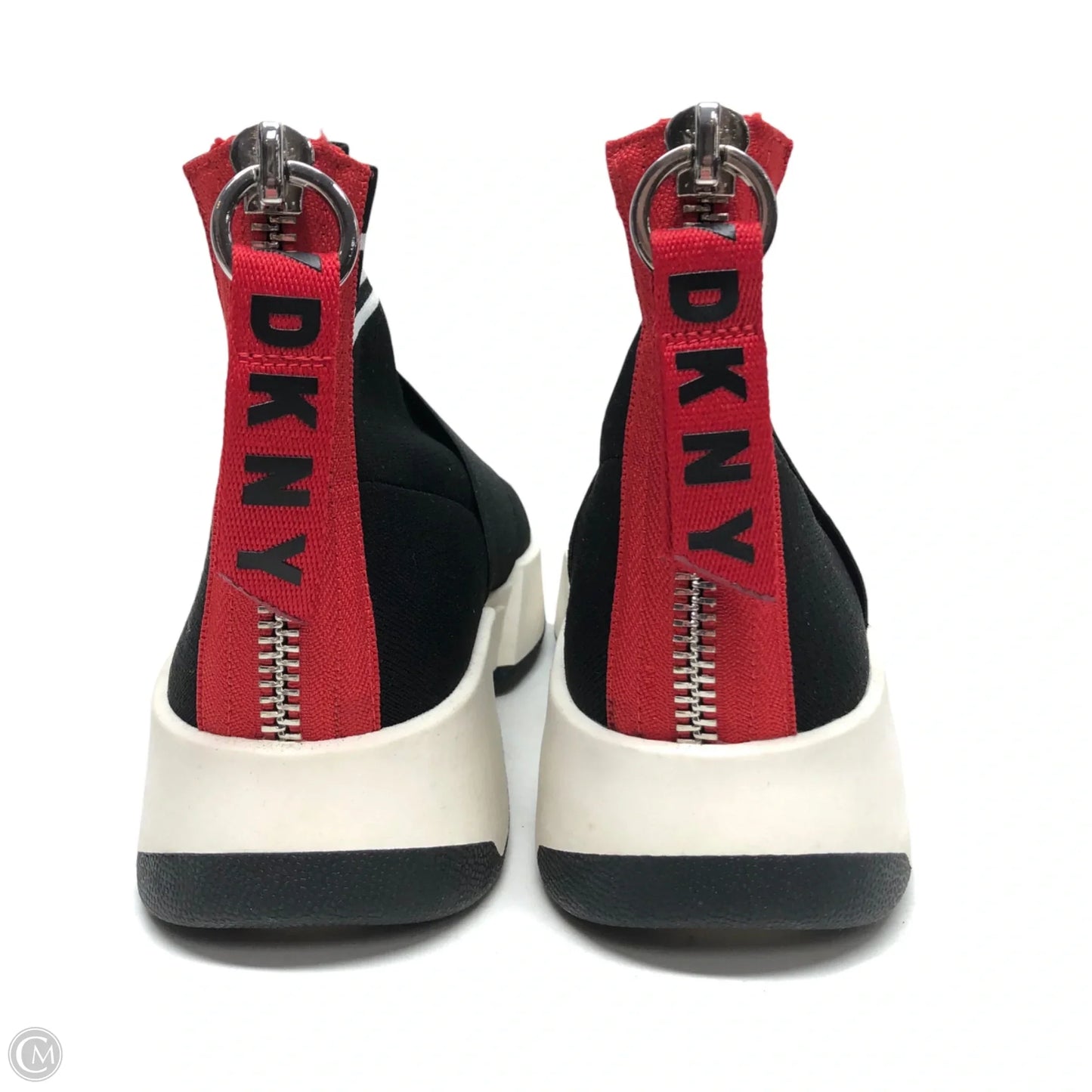 Shoes Sneakers Platform By Dkny In Black & White, Size: 10