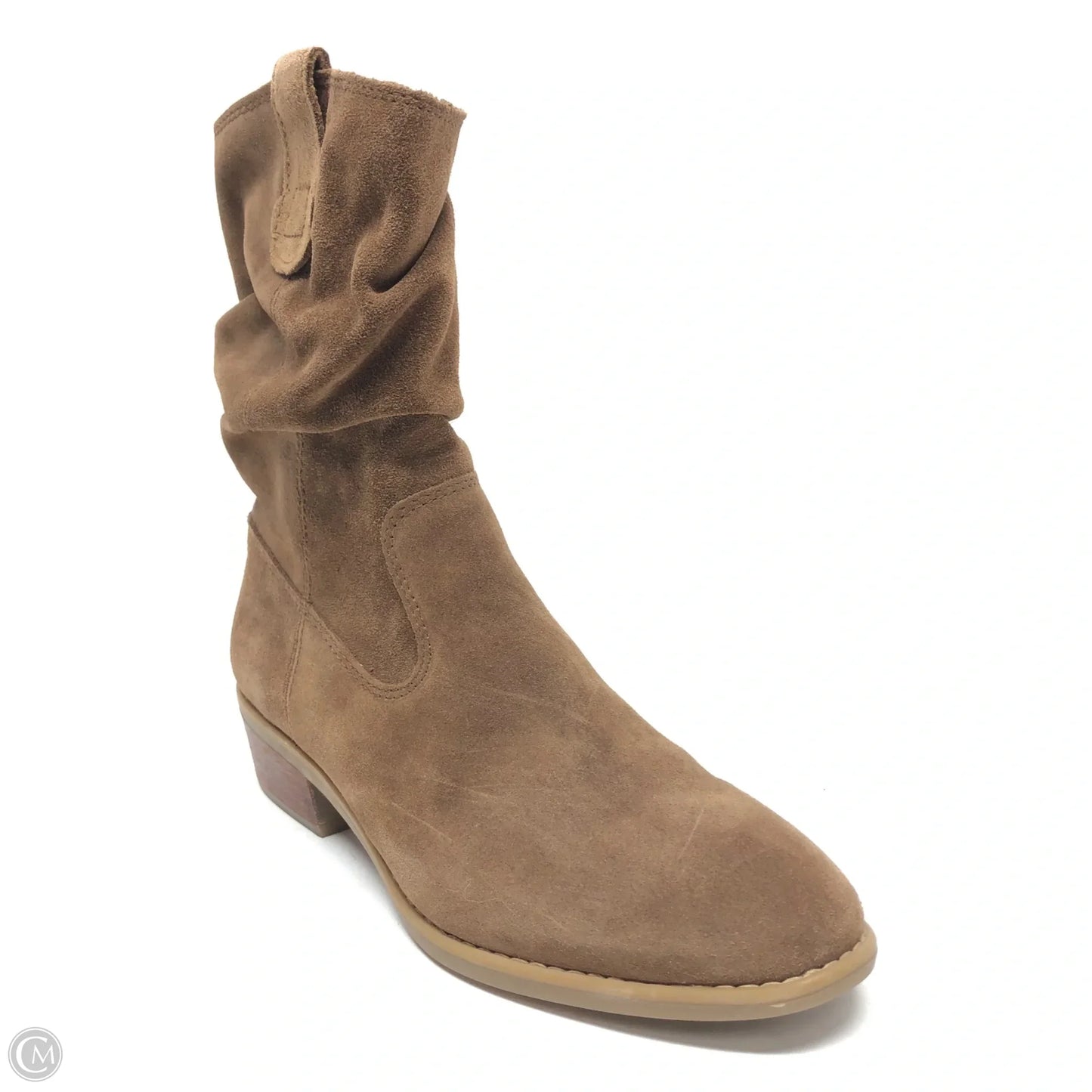 Boots Mid-calf Heels By Comfortiva In Brown, Size: 6.5
