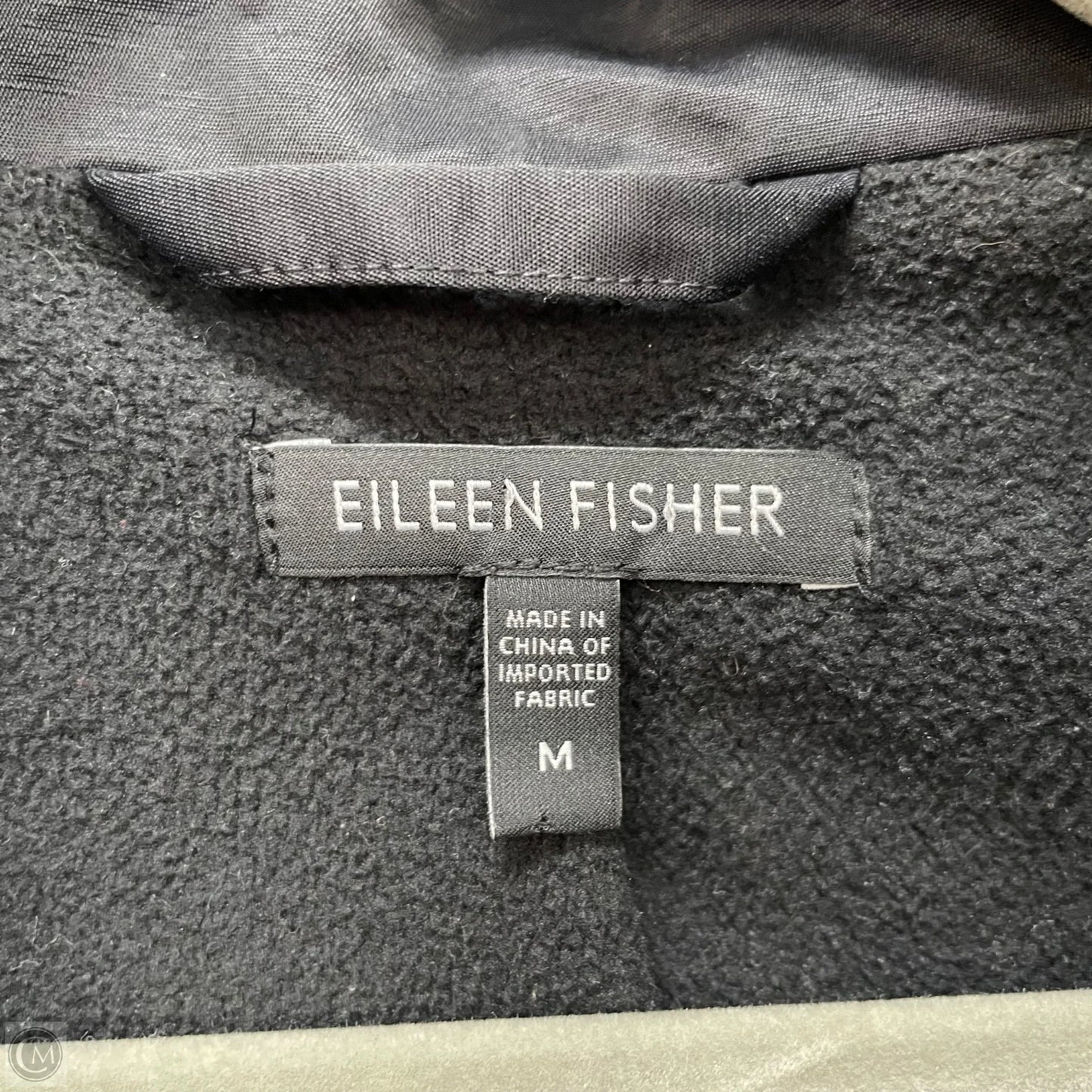 Coat Other By Eileen Fisher In Black, Size: M