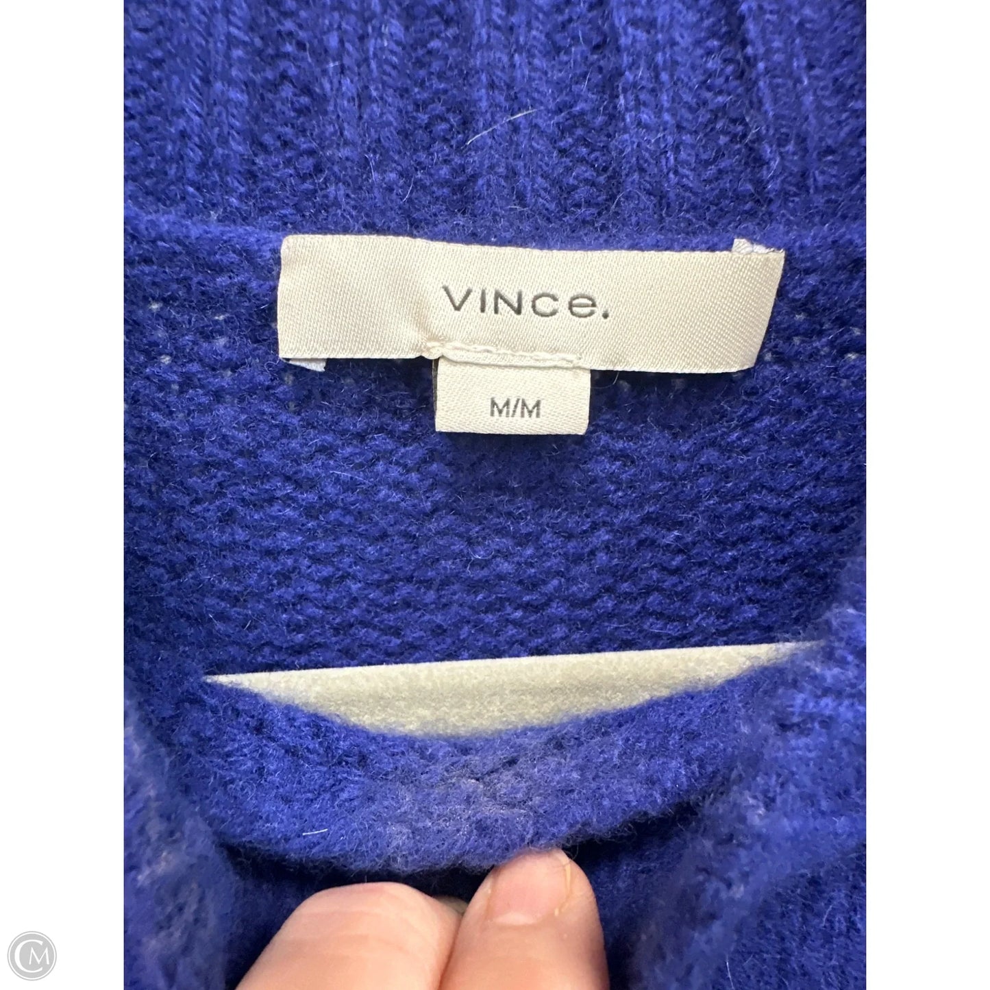 Sweater Cashmere By Vince In Blue, Size: M