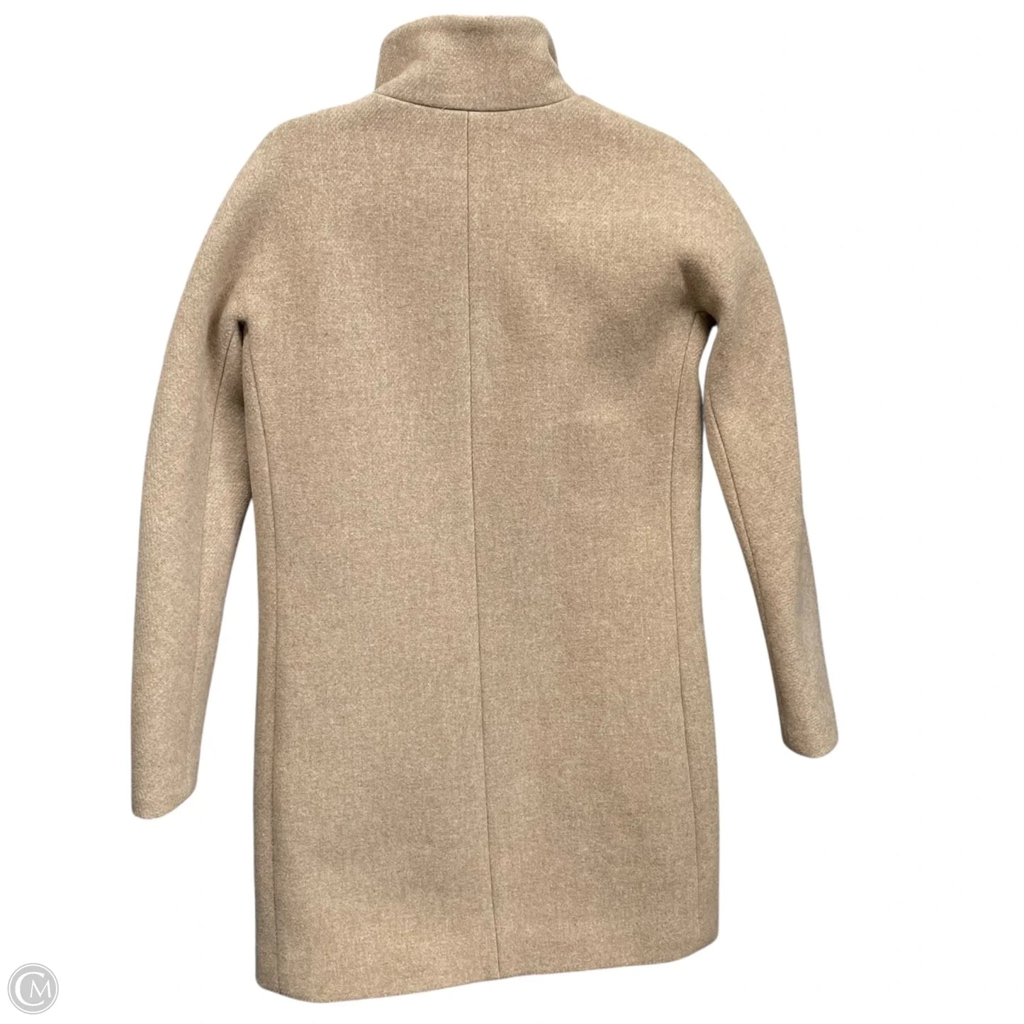 Coat Wool By J. Crew In Beige, Size: 0
