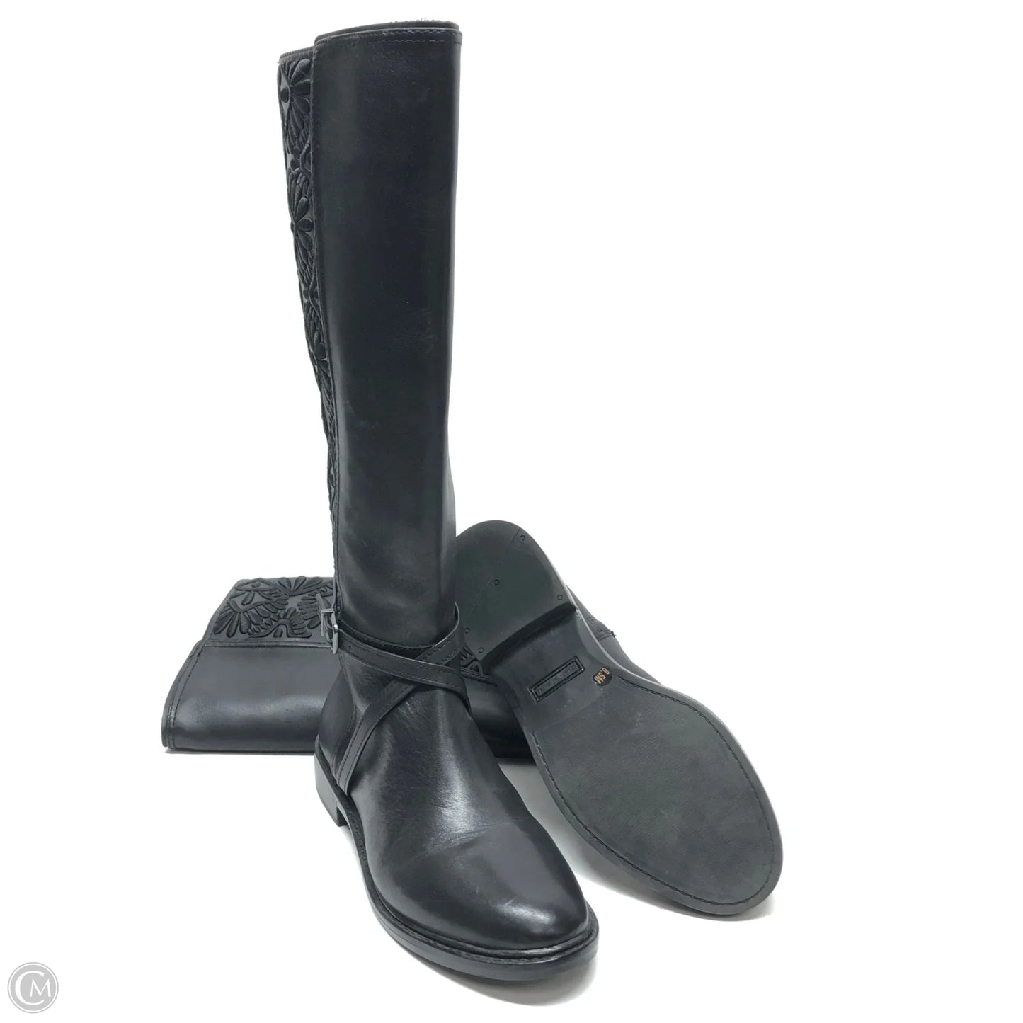 Boots Knee Heels By Gianni Bini In Black, Size: 8.5