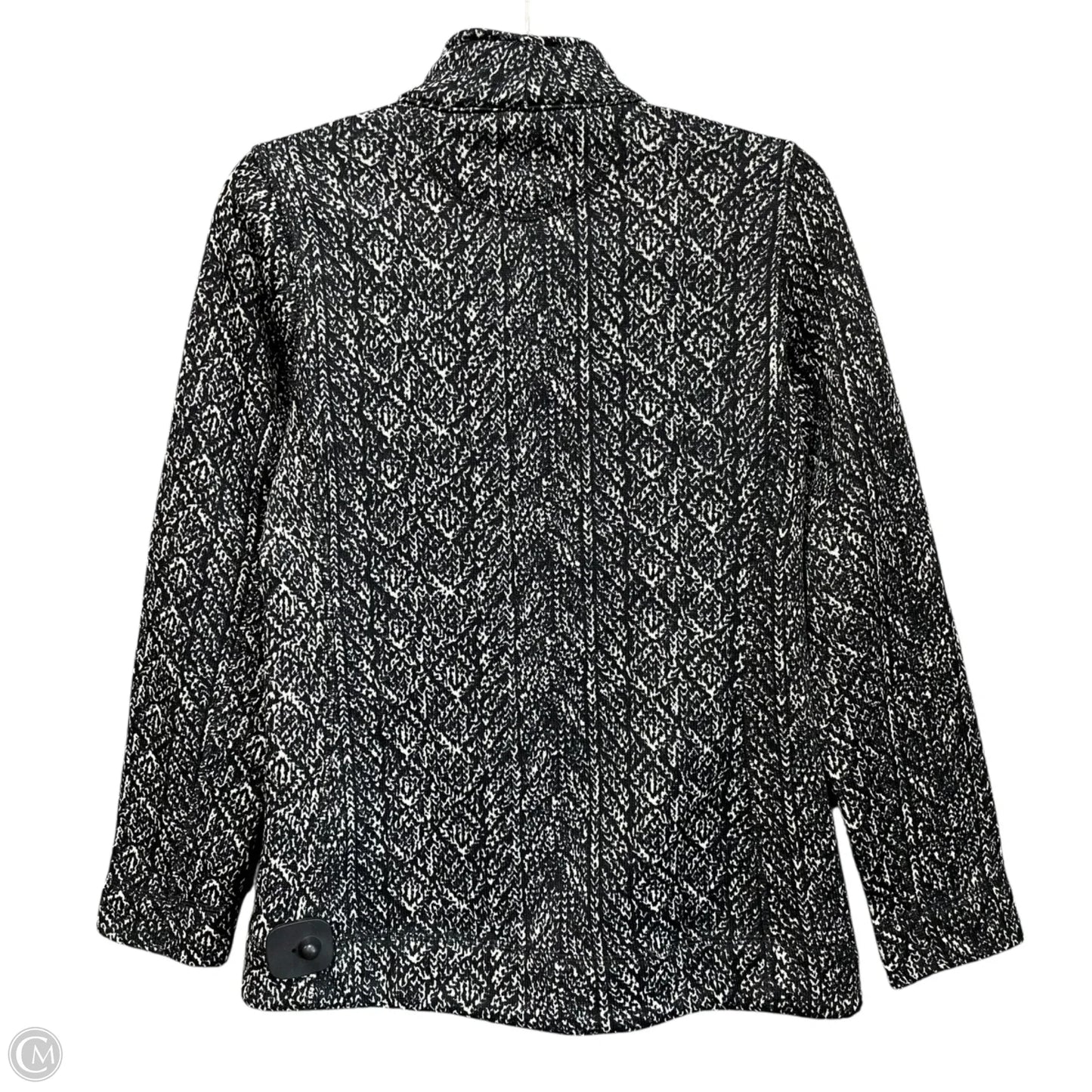 Jacket Fleece By Marc New York In Black & White, Size: Xs