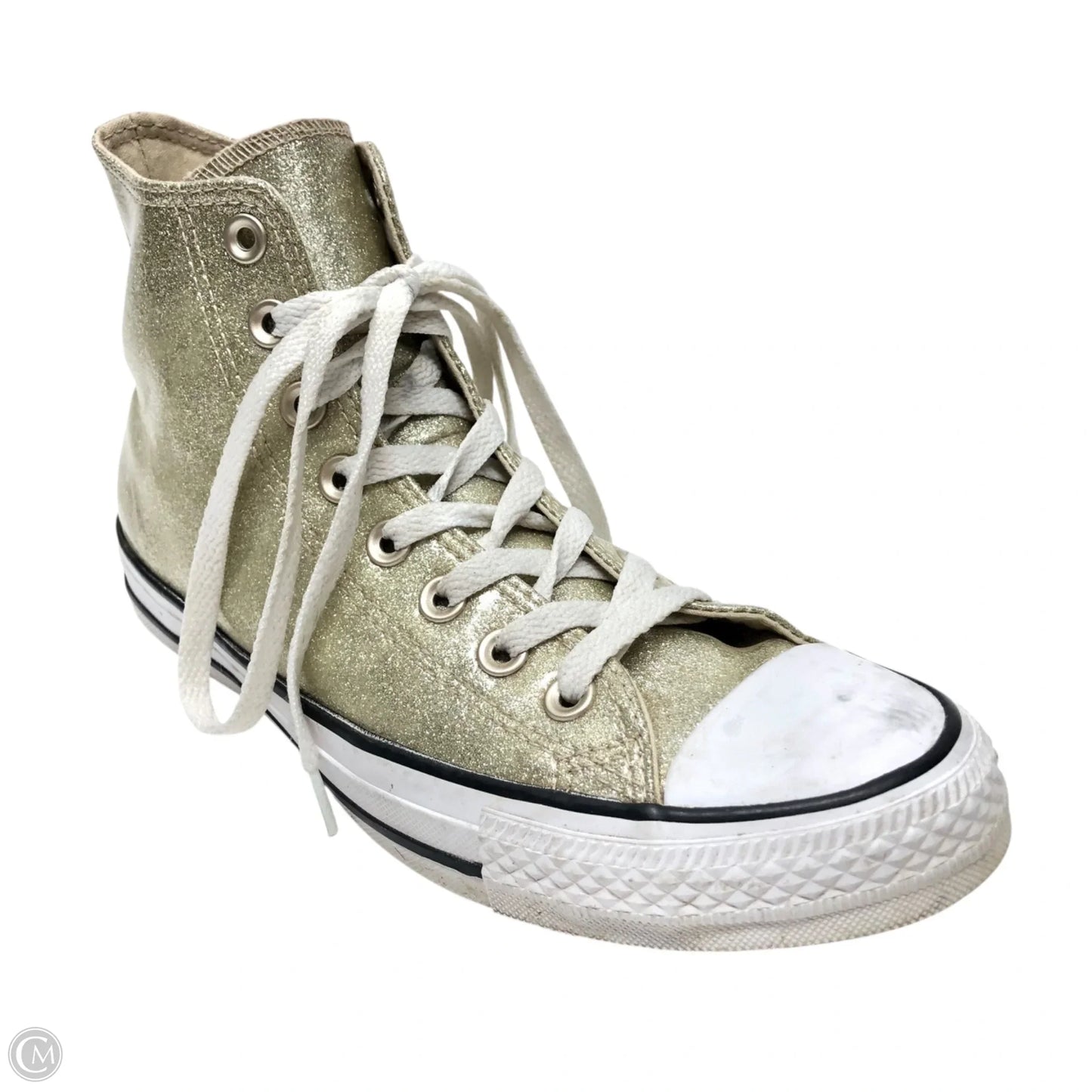 Shoes Sneakers By Converse In Gold, Size: 9