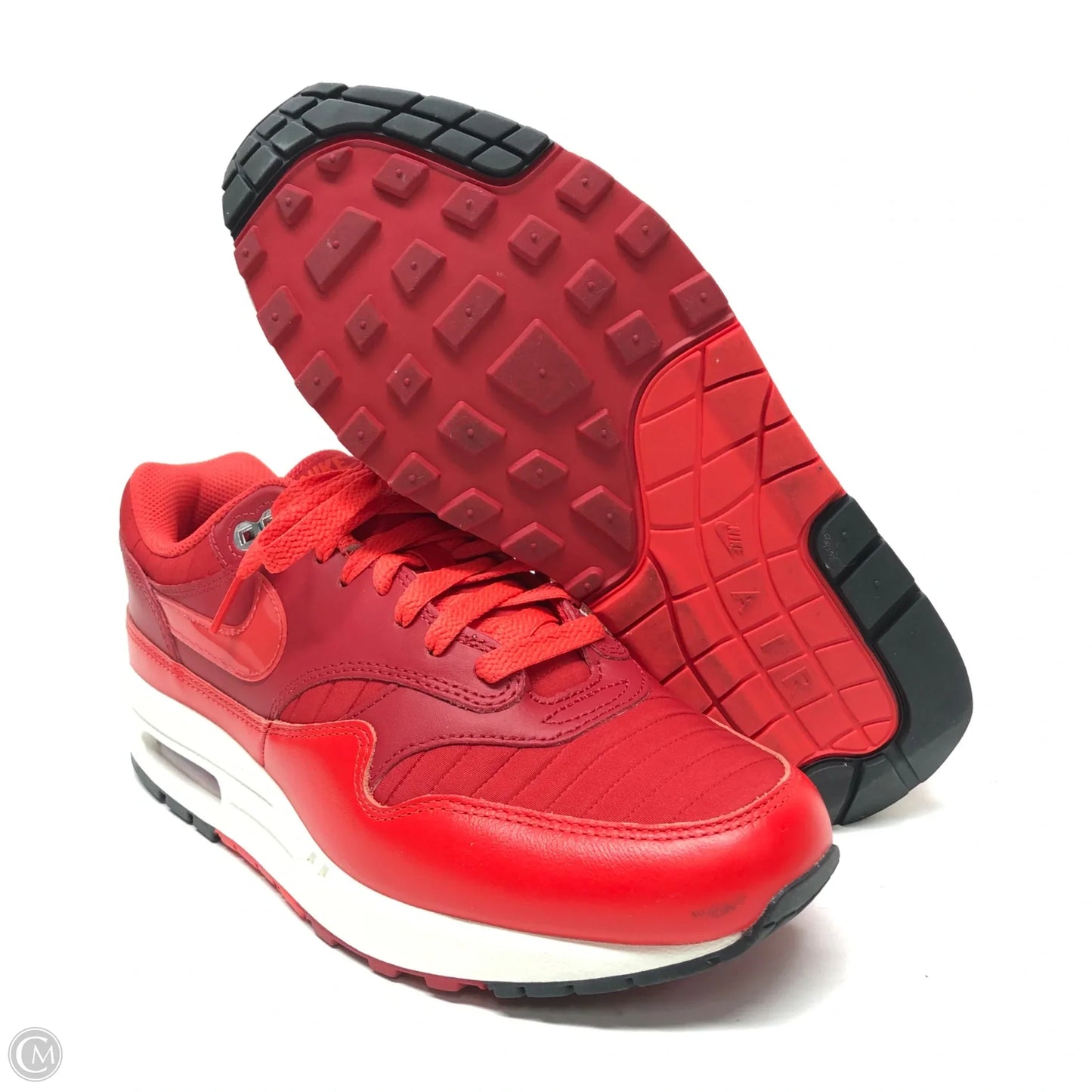 Shoes Sneakers Platform By Nike In Red & White, Size: 10.5