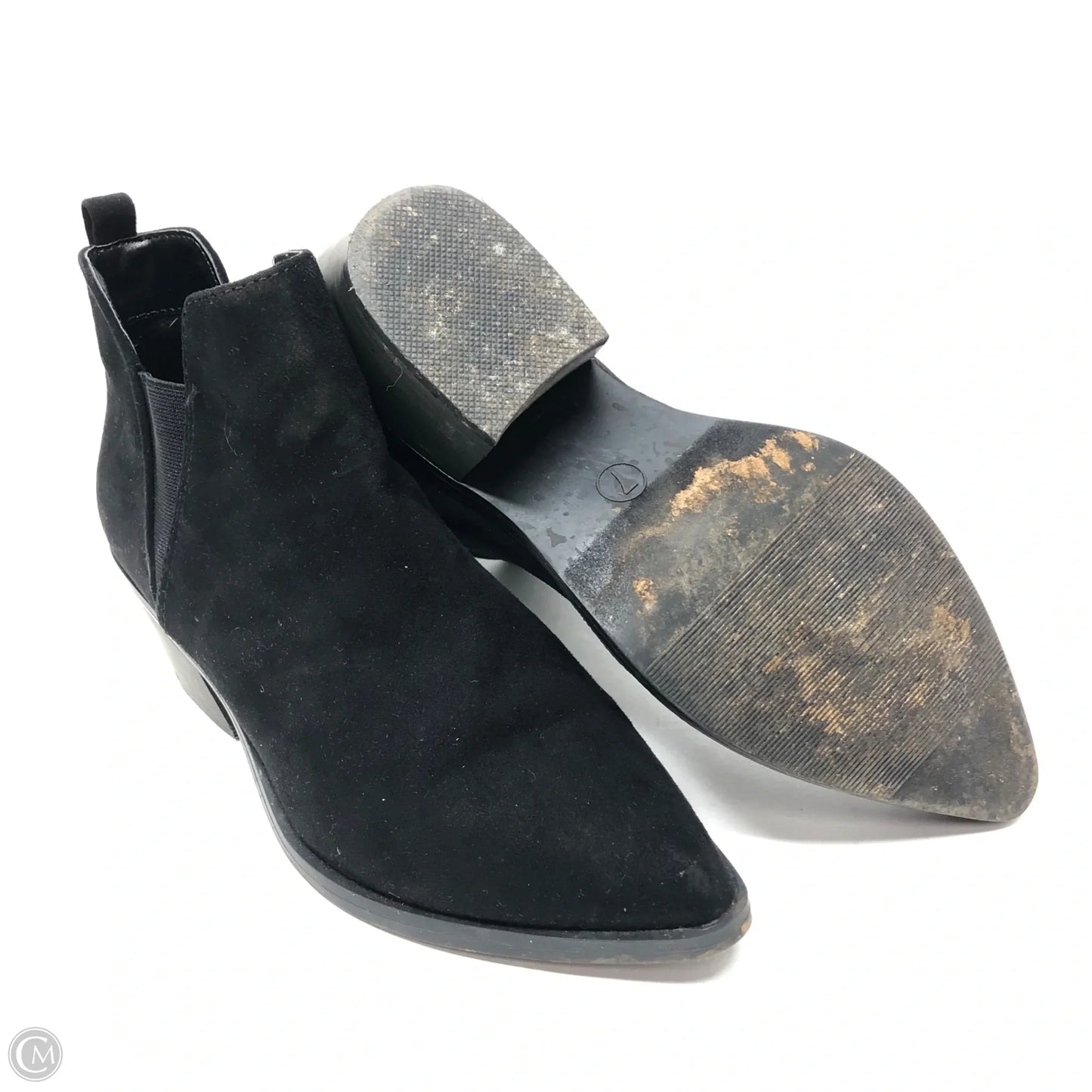 Boots Ankle Heels By Universal Thread In Black, Size: 7