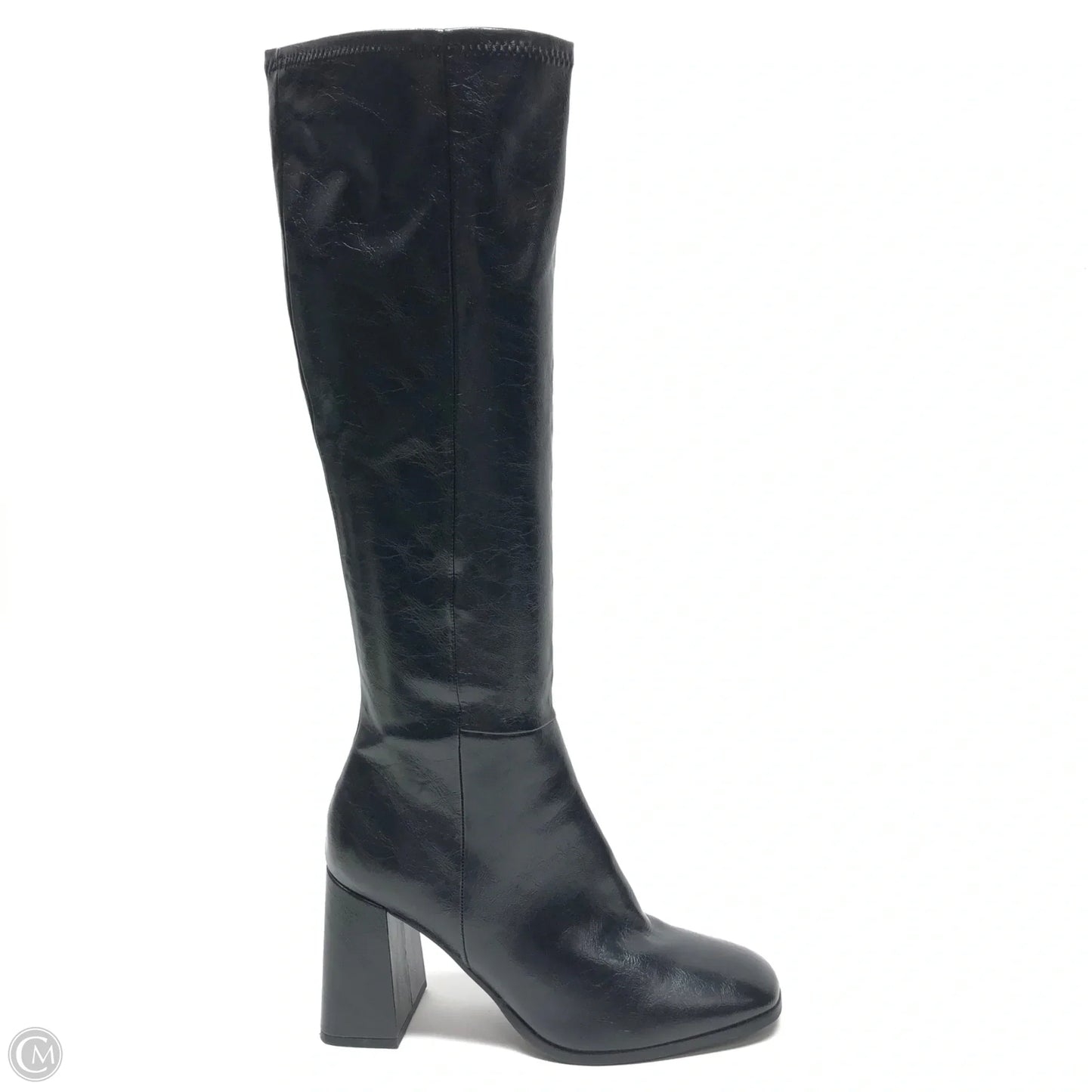 Boots Knee Heels By Steve Madden In Black, Size: 8