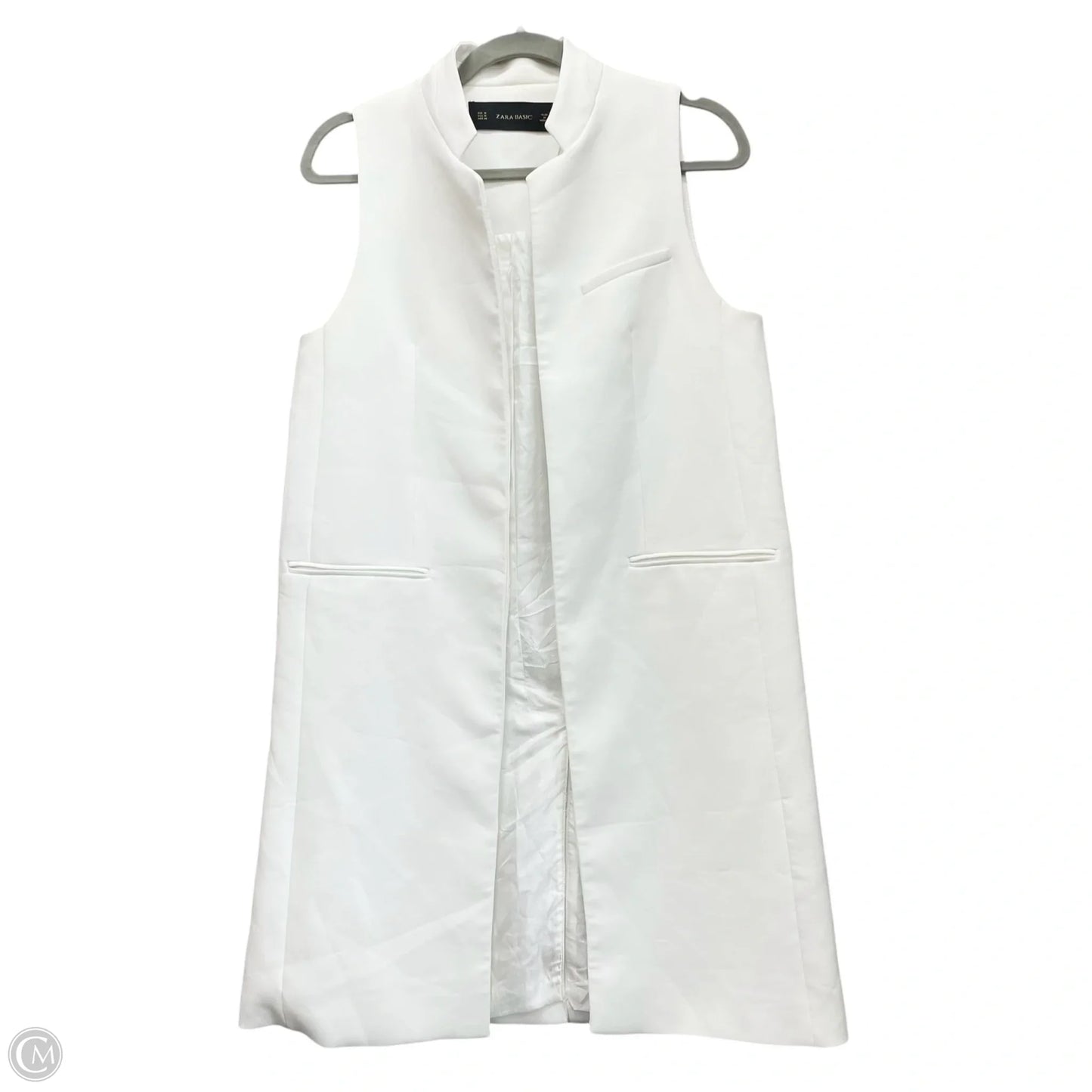 Vest Other By Zara Basic In White, Size: M