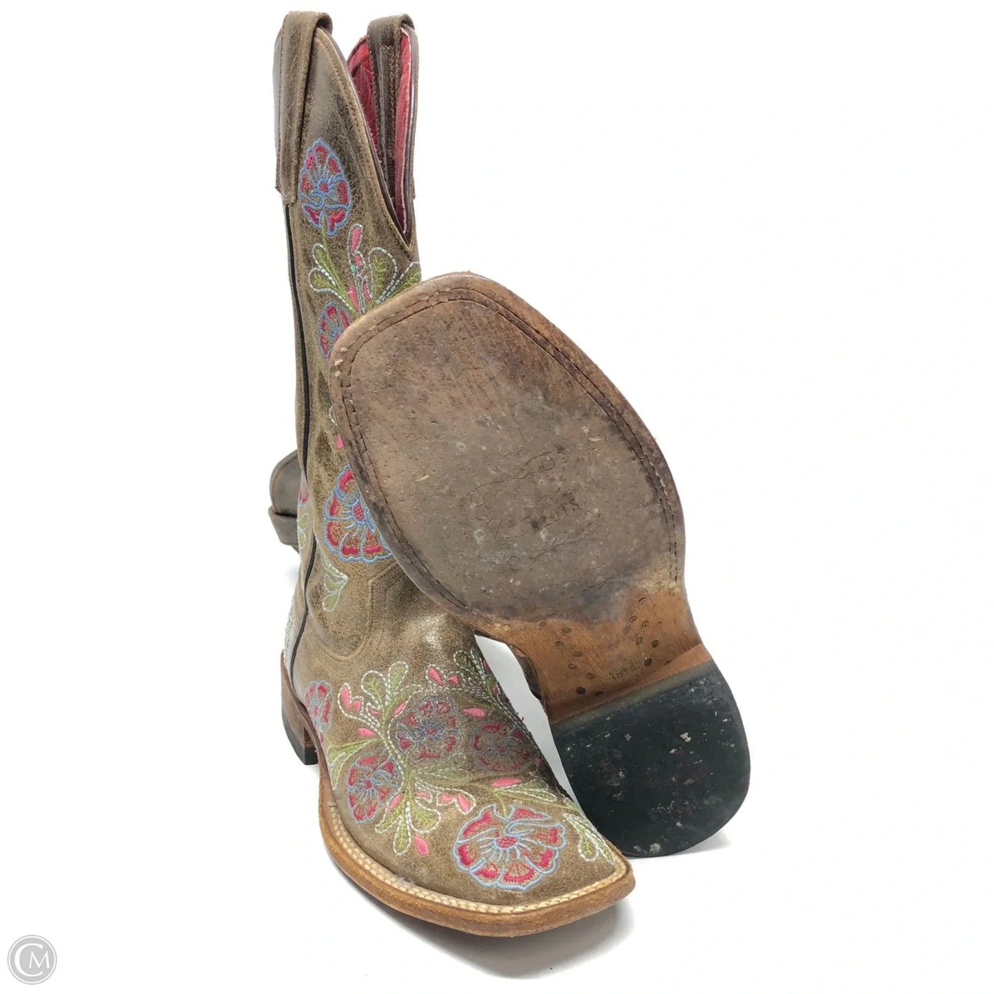 Boots Western By Cmb In Brown, Size: 7.5
