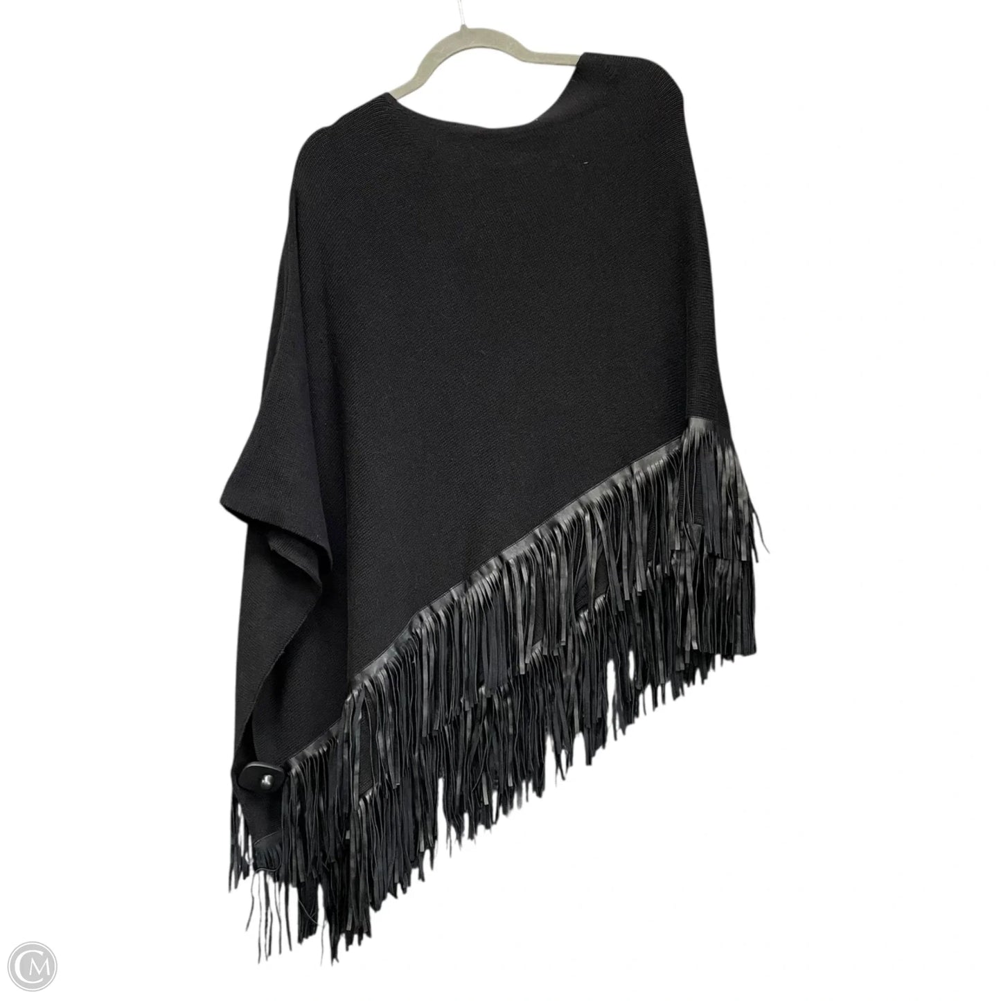 Poncho By Chicos In Black, Size: Osfm