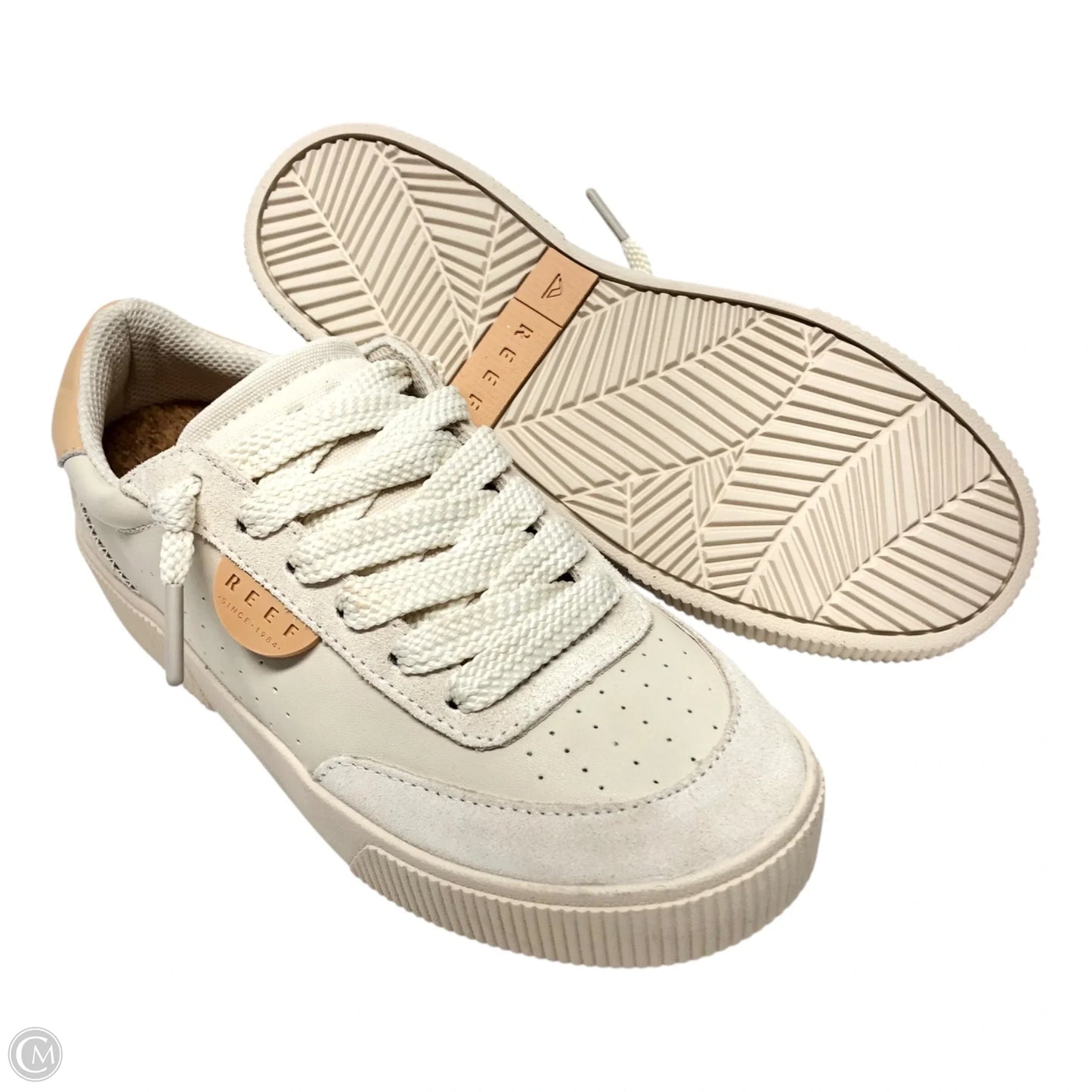 Shoes Sneakers By Reef In Cream, Size: 6.5