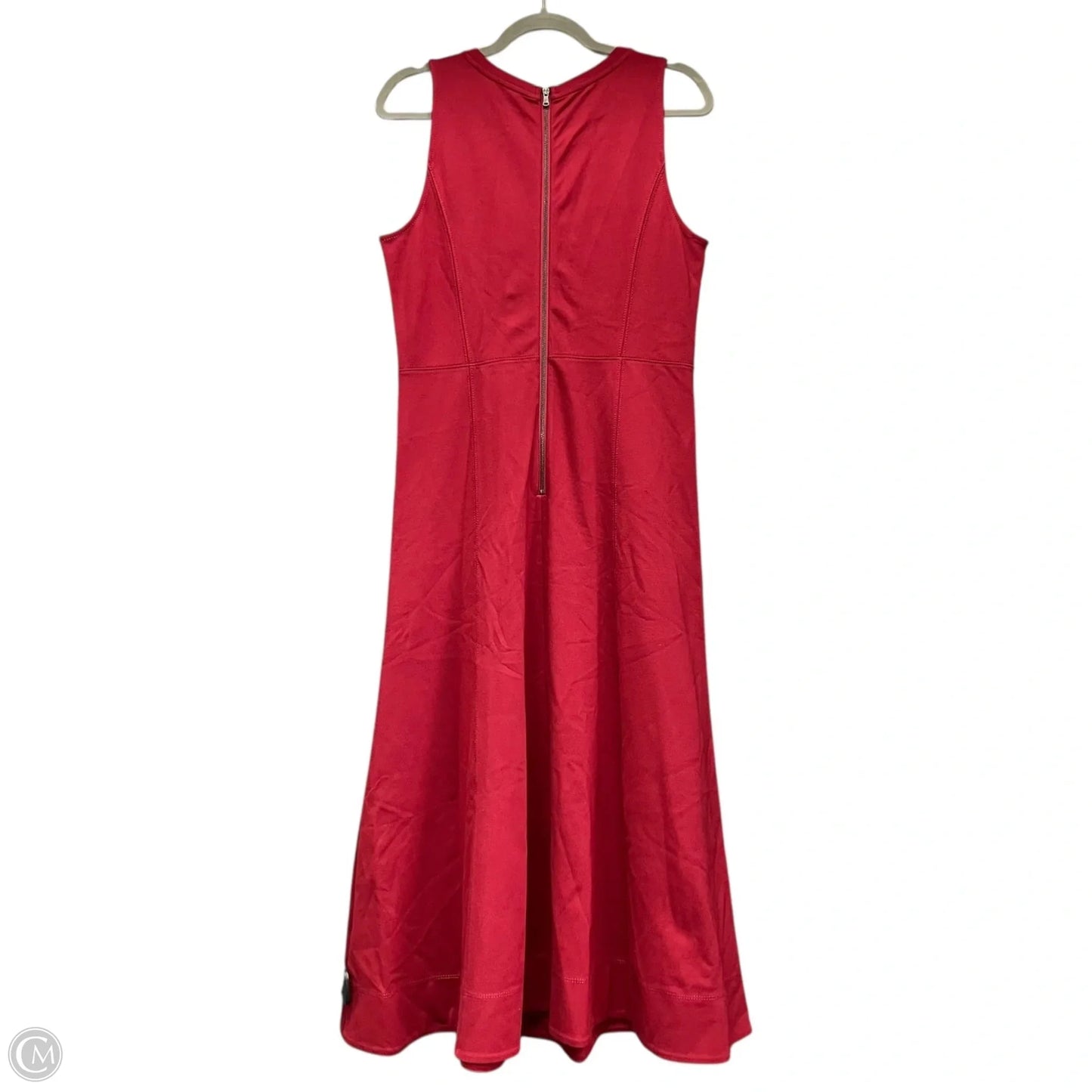 Dress Casual Midi By Loft In Red, Size: 8