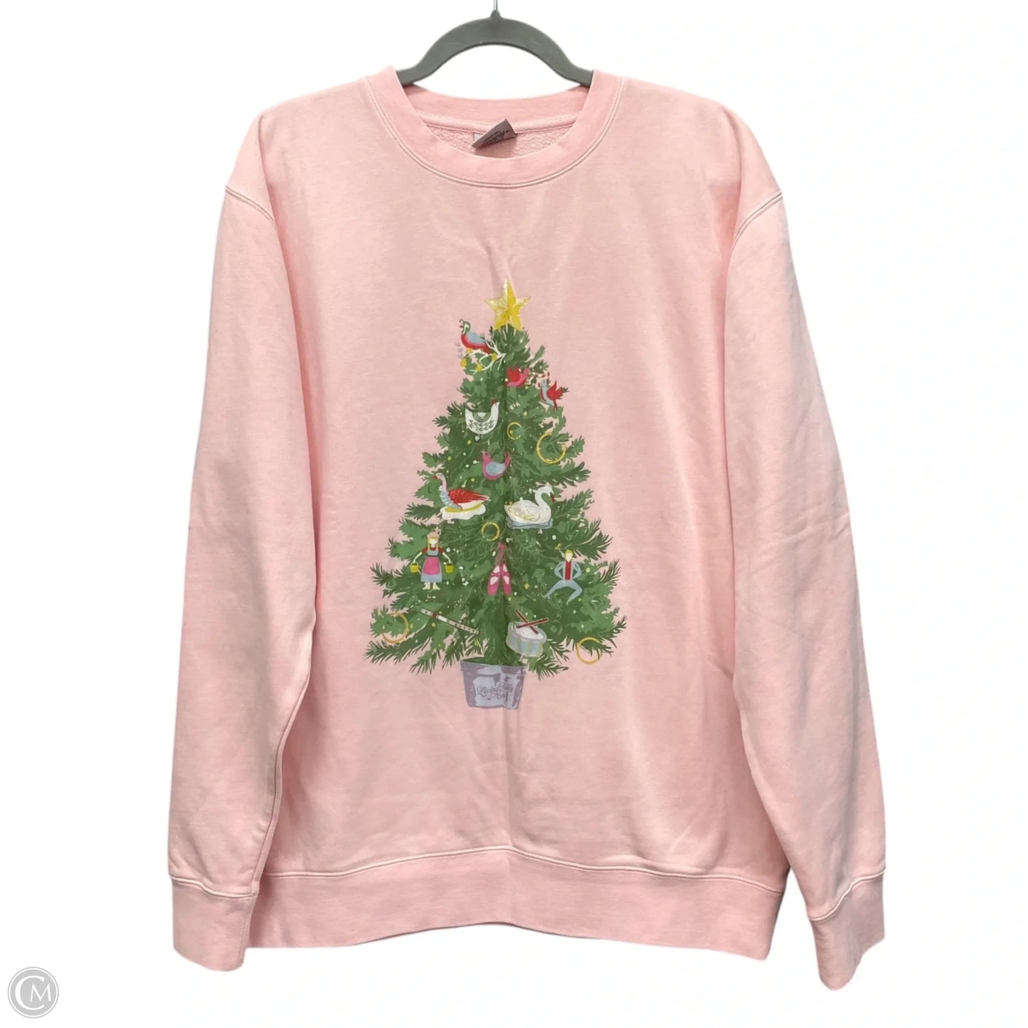Sweatshirt Crewneck By Cmc In Pink, Size: L