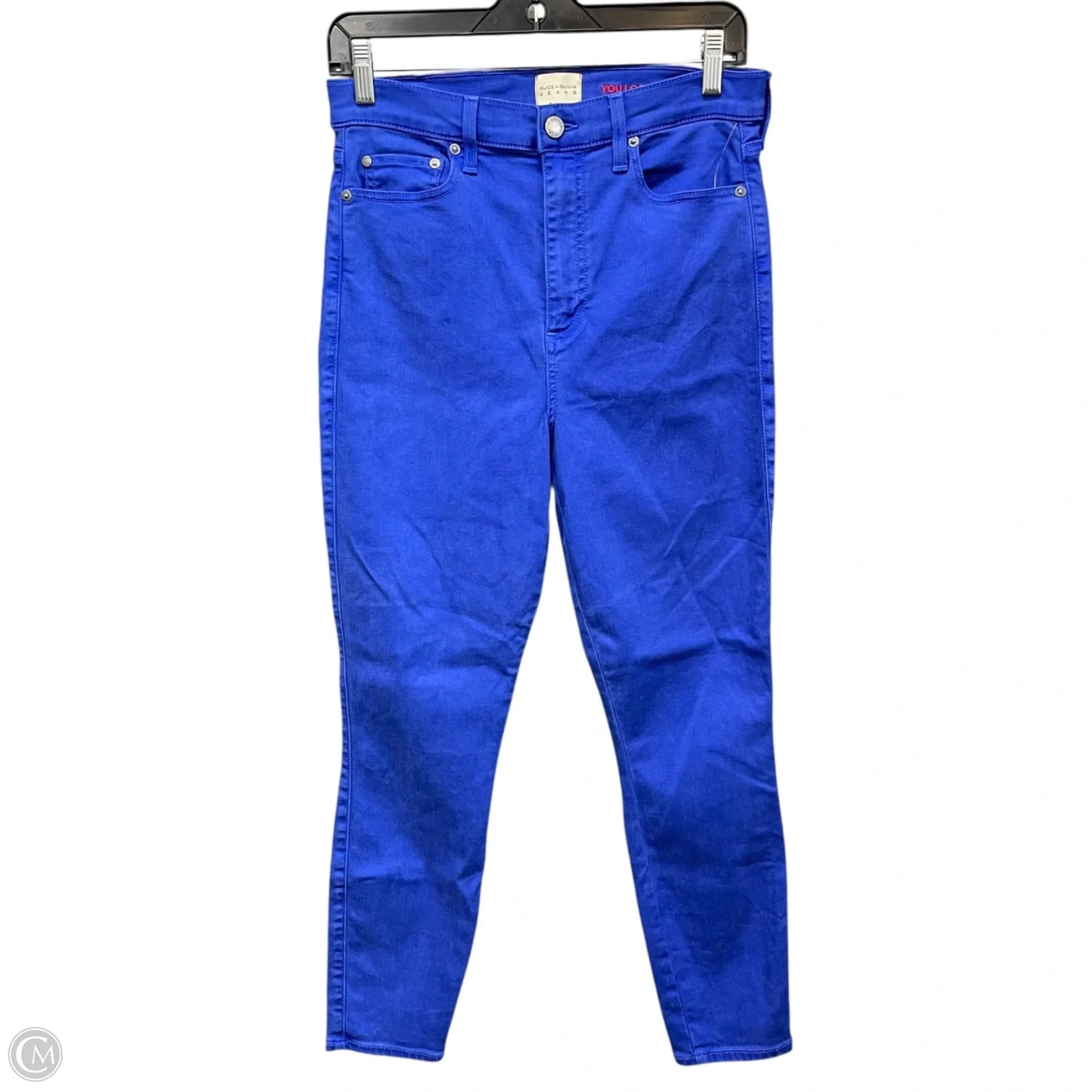 Jeans Designer By Alice + Olivia In Blue, Size: 8