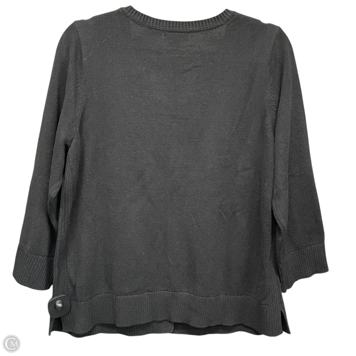 Sweater Cardigan By J. Jill In Black, Size: L