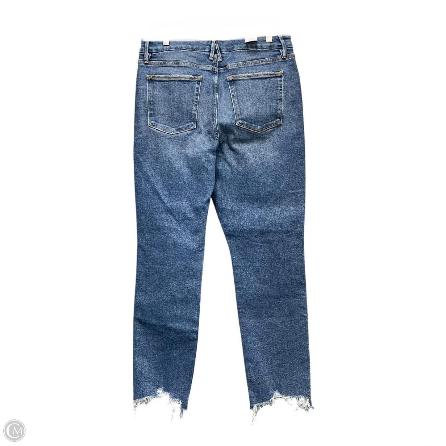Jeans Skinny By Good American In Blue Denim, Size: 14