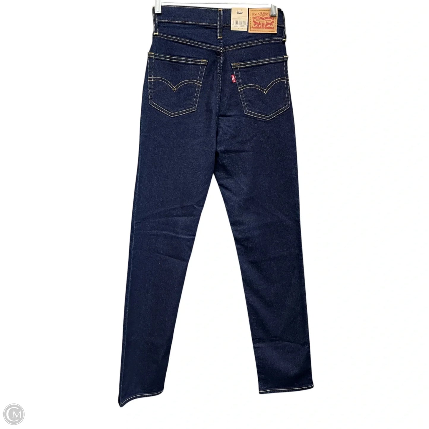 Jeans Straight By Levis In Blue Denim, Size: 2